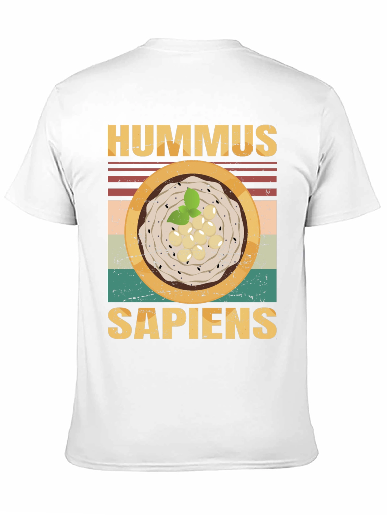 Hummus Sapiens Graphic Tee - Funny Food Lovers T-Shirt