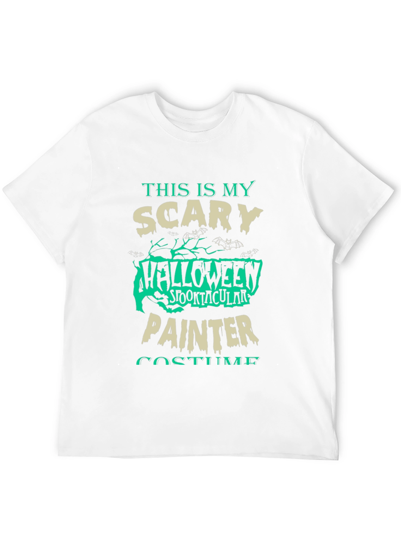 Scary Halloween Painter Costume T-Shirt