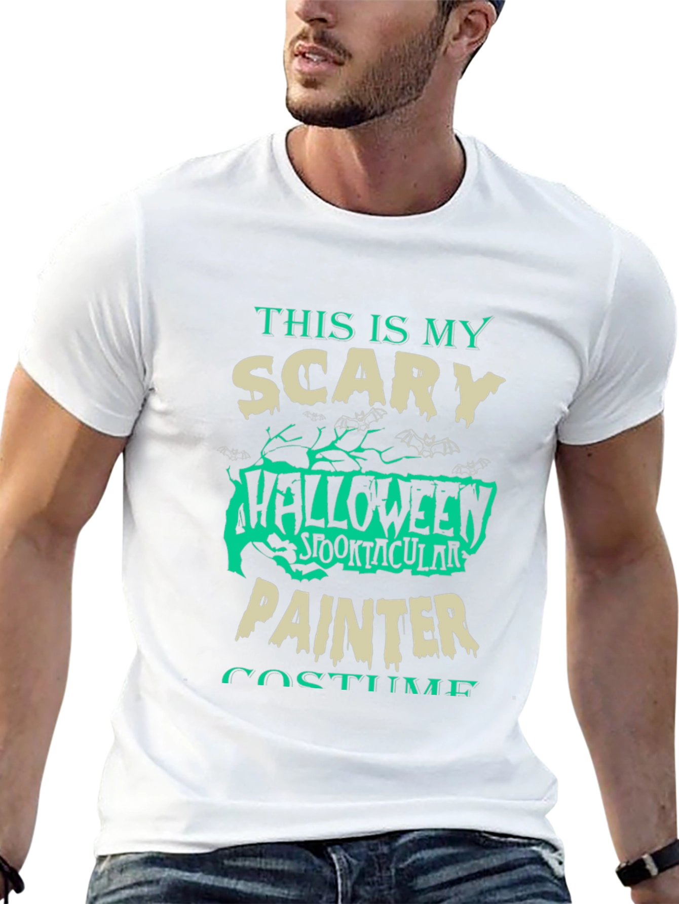 Scary Halloween Painter Costume T-Shirt