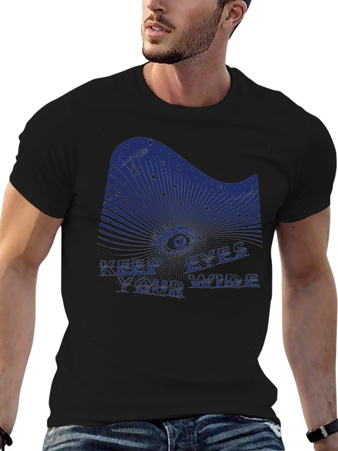 Keep Your Eyes Wide T-Shirt - Edgy Graphic Tee