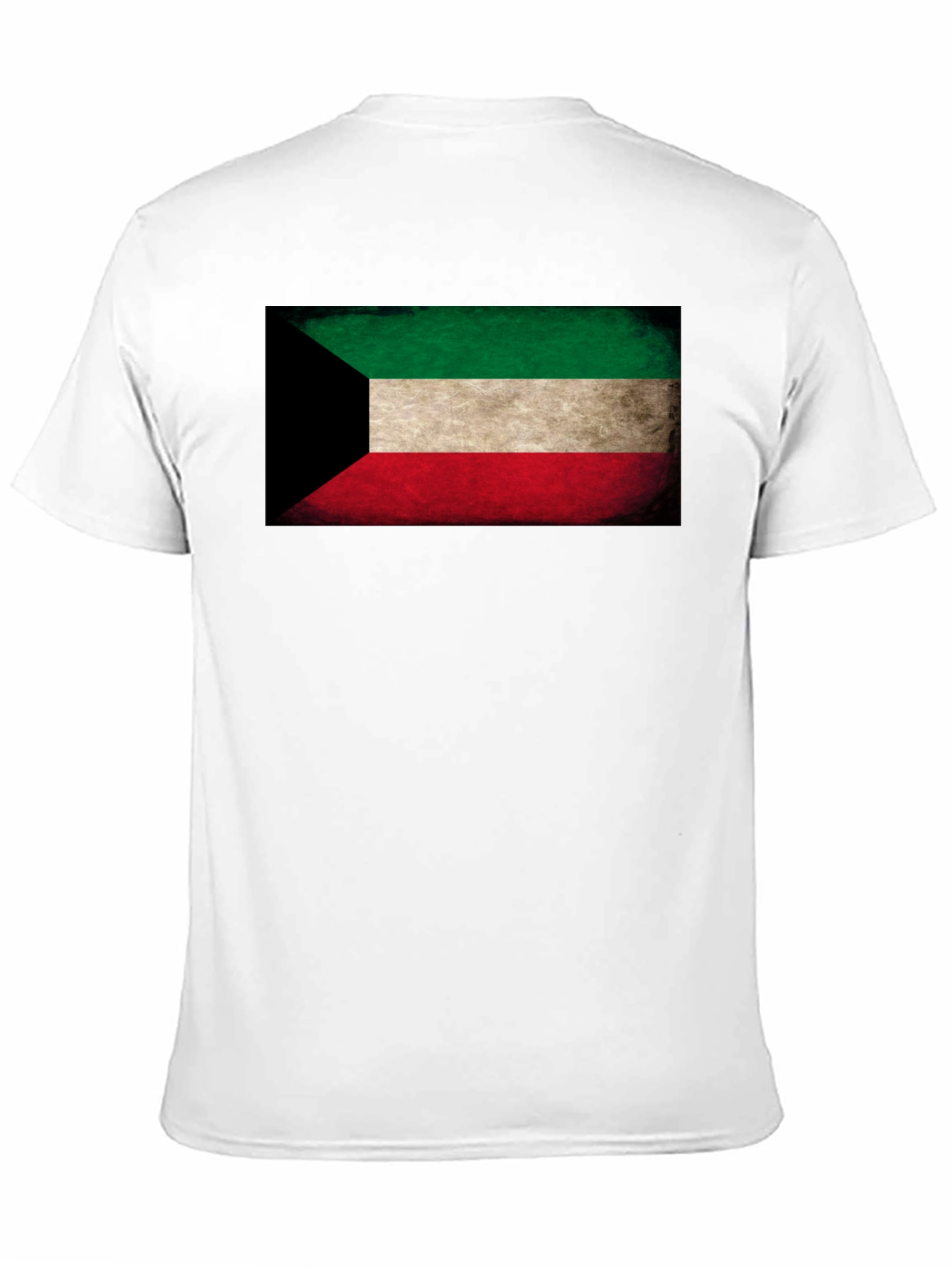 Kuwait Flag T-Shirt - Distressed Design