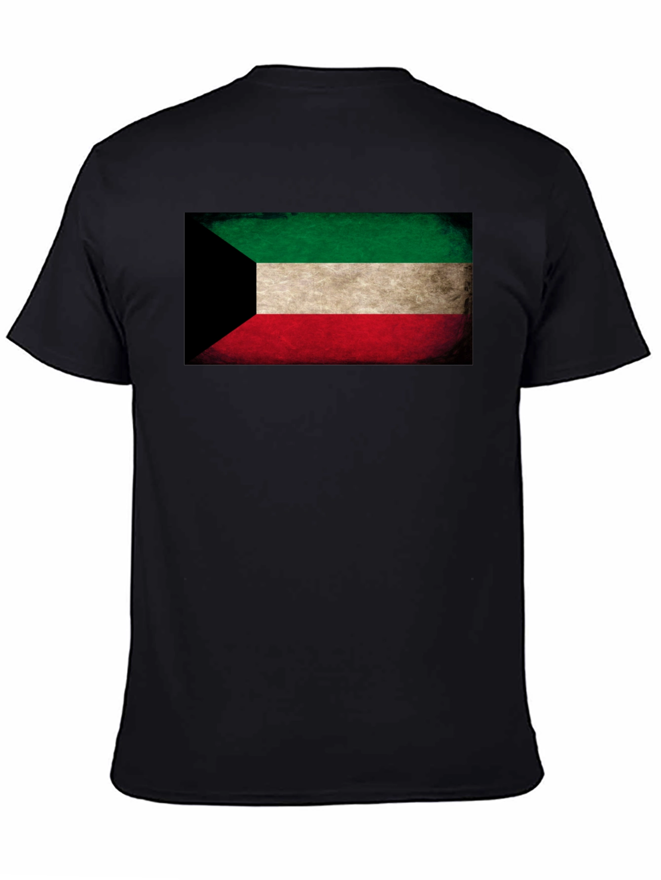 Kuwait Flag T-Shirt - Distressed Design