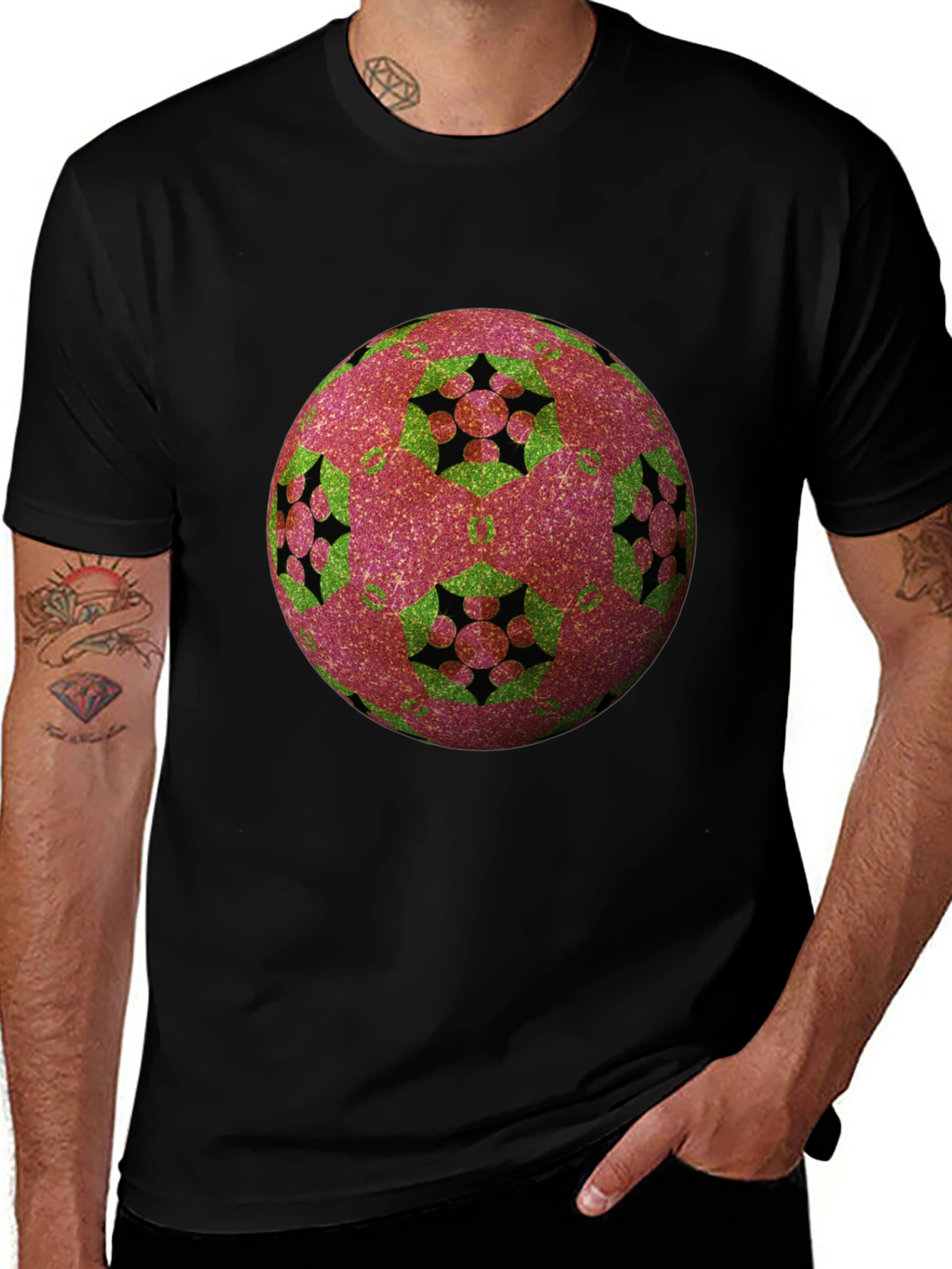 Abstract Orb Design Tee