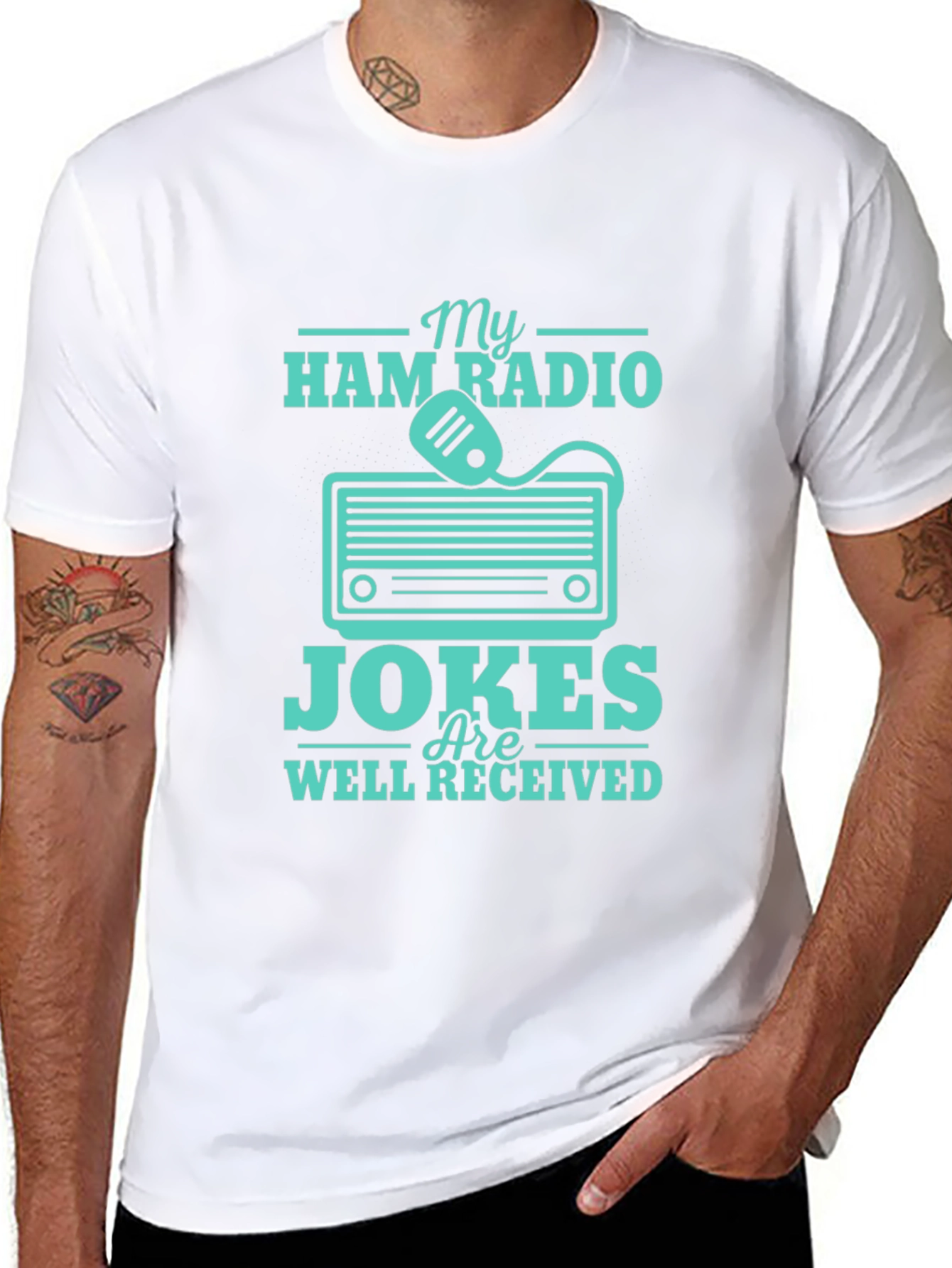 Ham Radio Jokes T-Shirt - Well Received Design