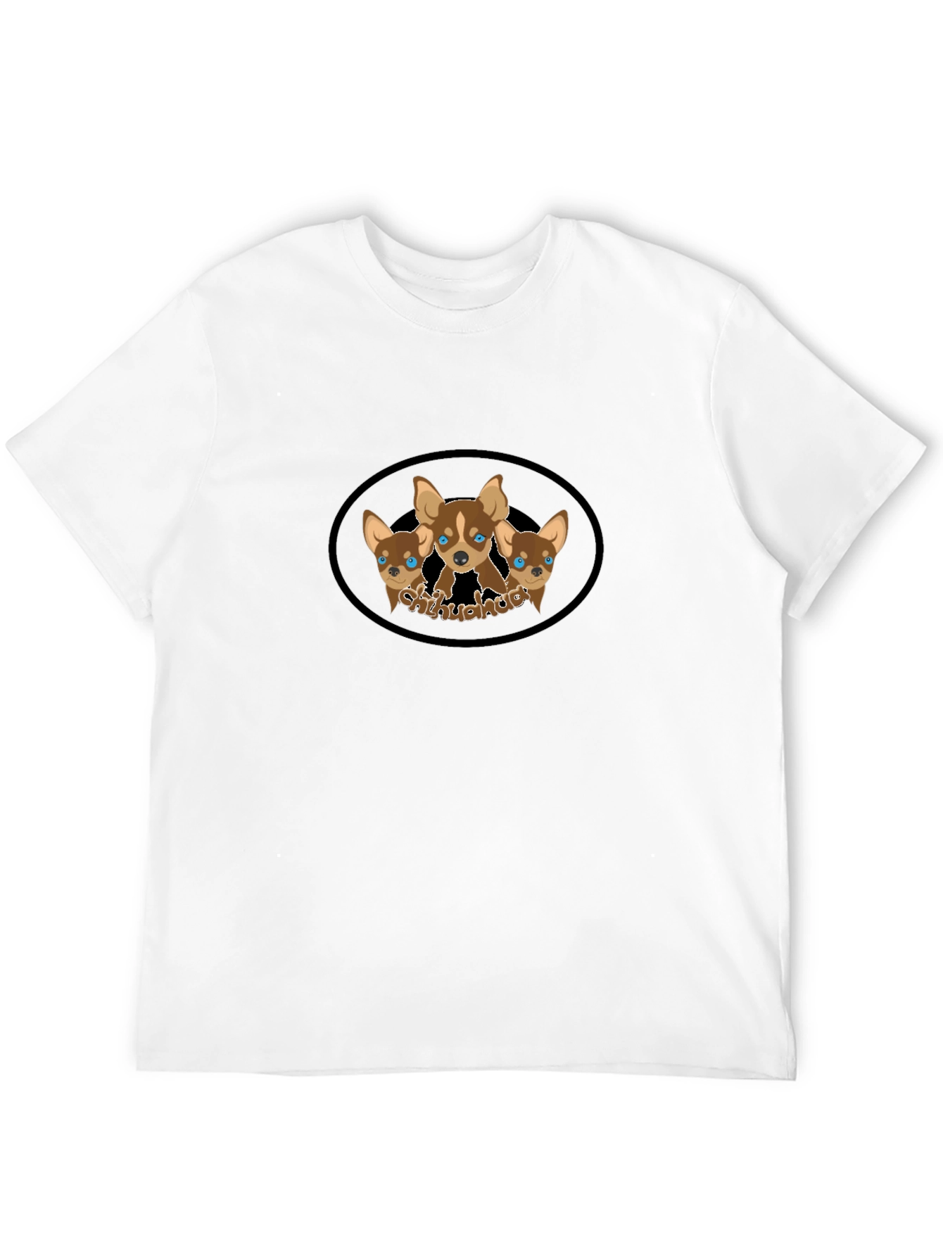 Chihuahua Dog Lover Graphic Tee - Black