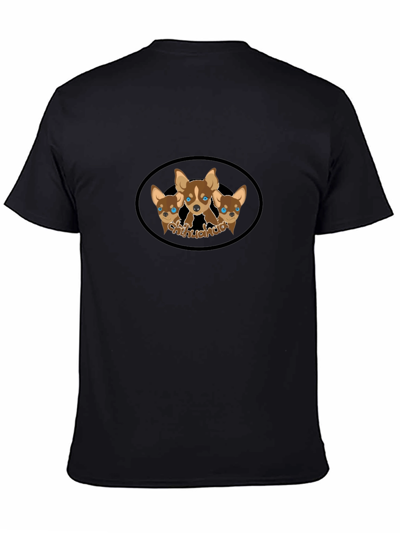 Chihuahua Dog Lover Graphic Tee - Black