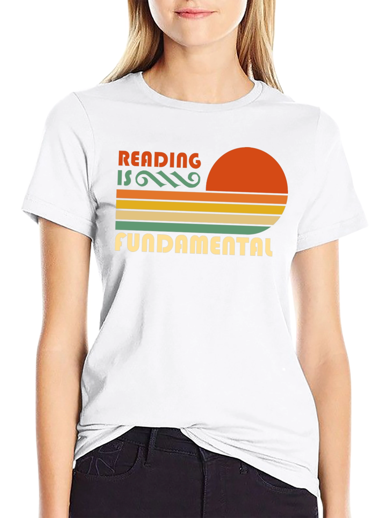 Reading Is Fundamental Retro Graphic Tee