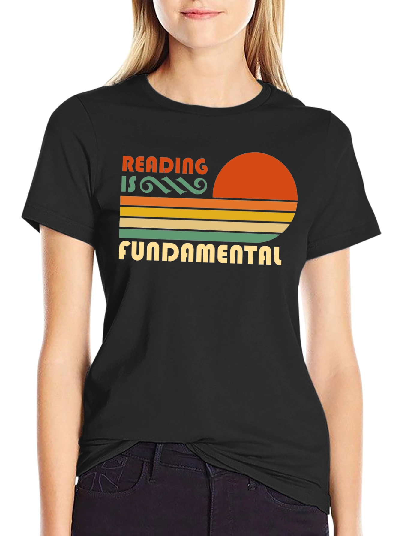 Reading Is Fundamental Retro Graphic Tee