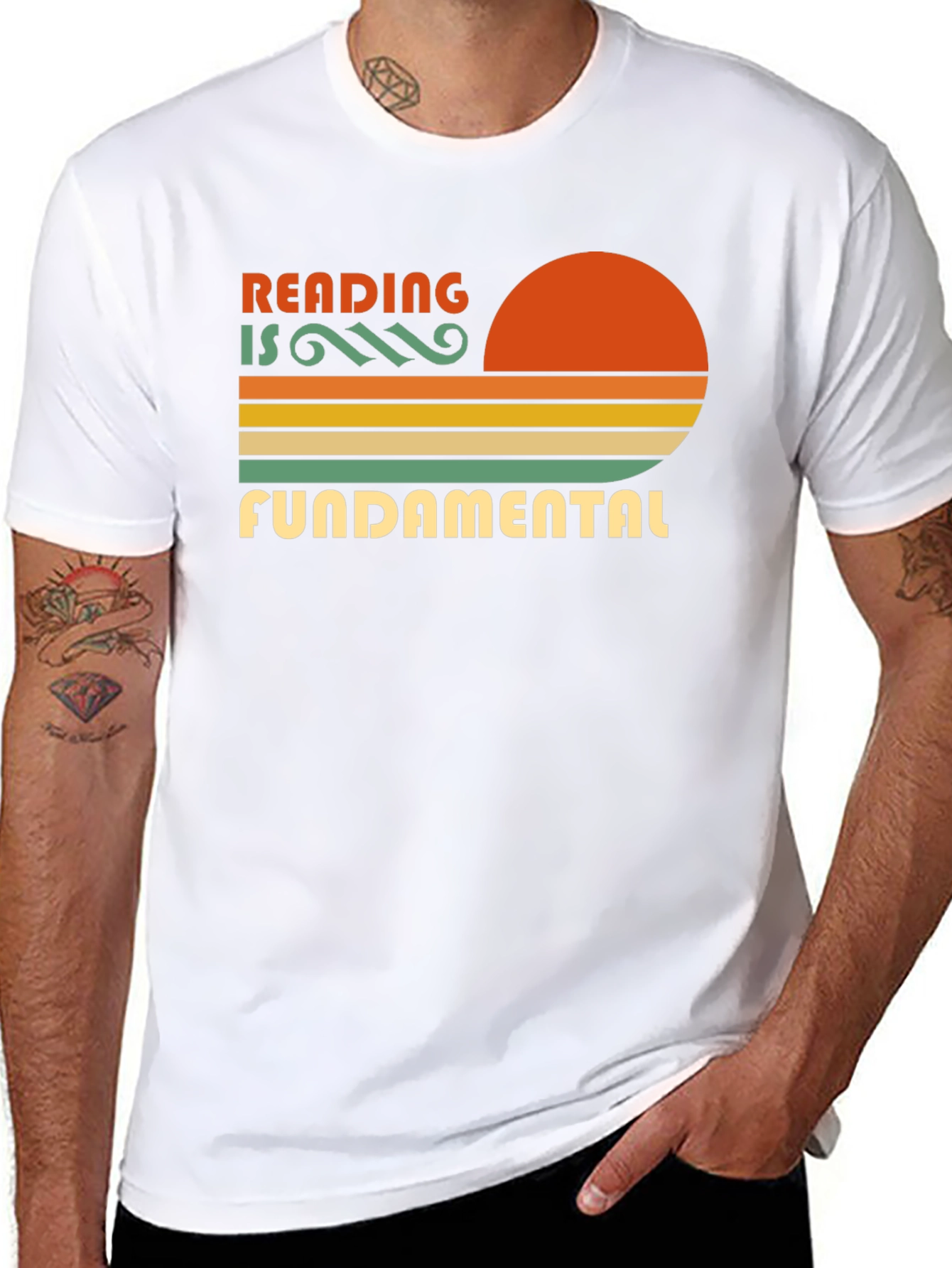Reading Is Fundamental Retro Graphic Tee