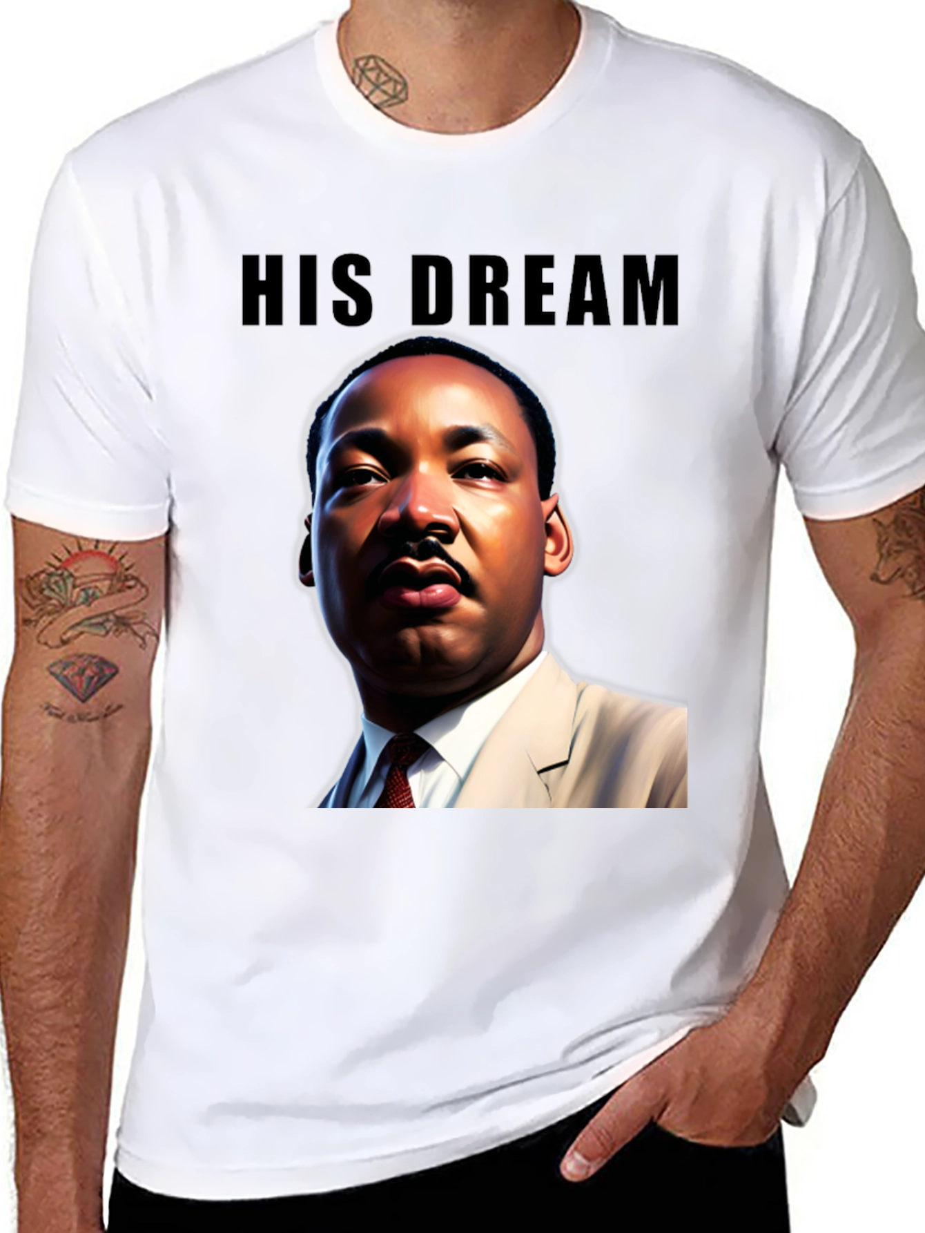 His Dream MLK Graphic T-Shirt