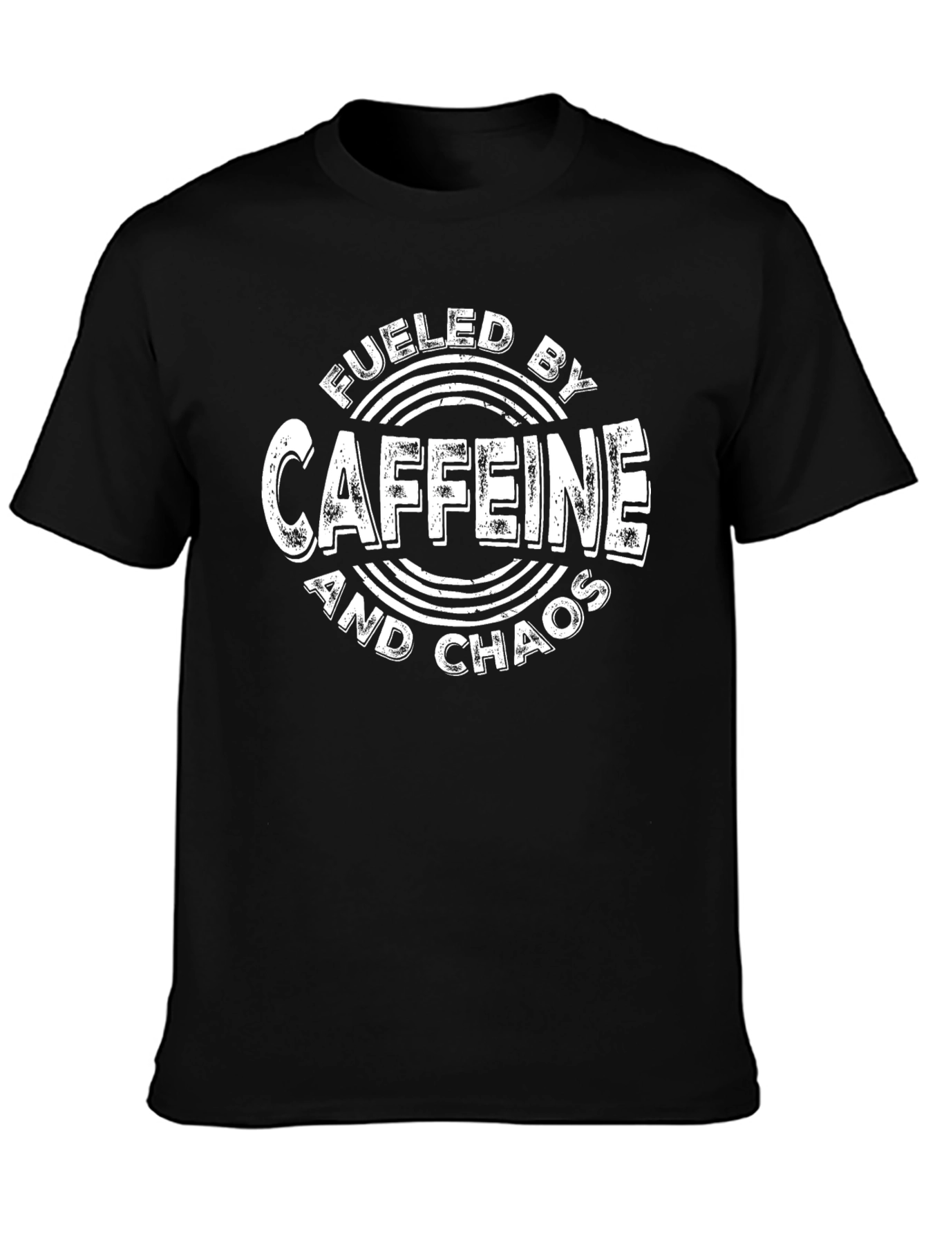 Fueled by Caffeine & Chaos Graphic Tee
