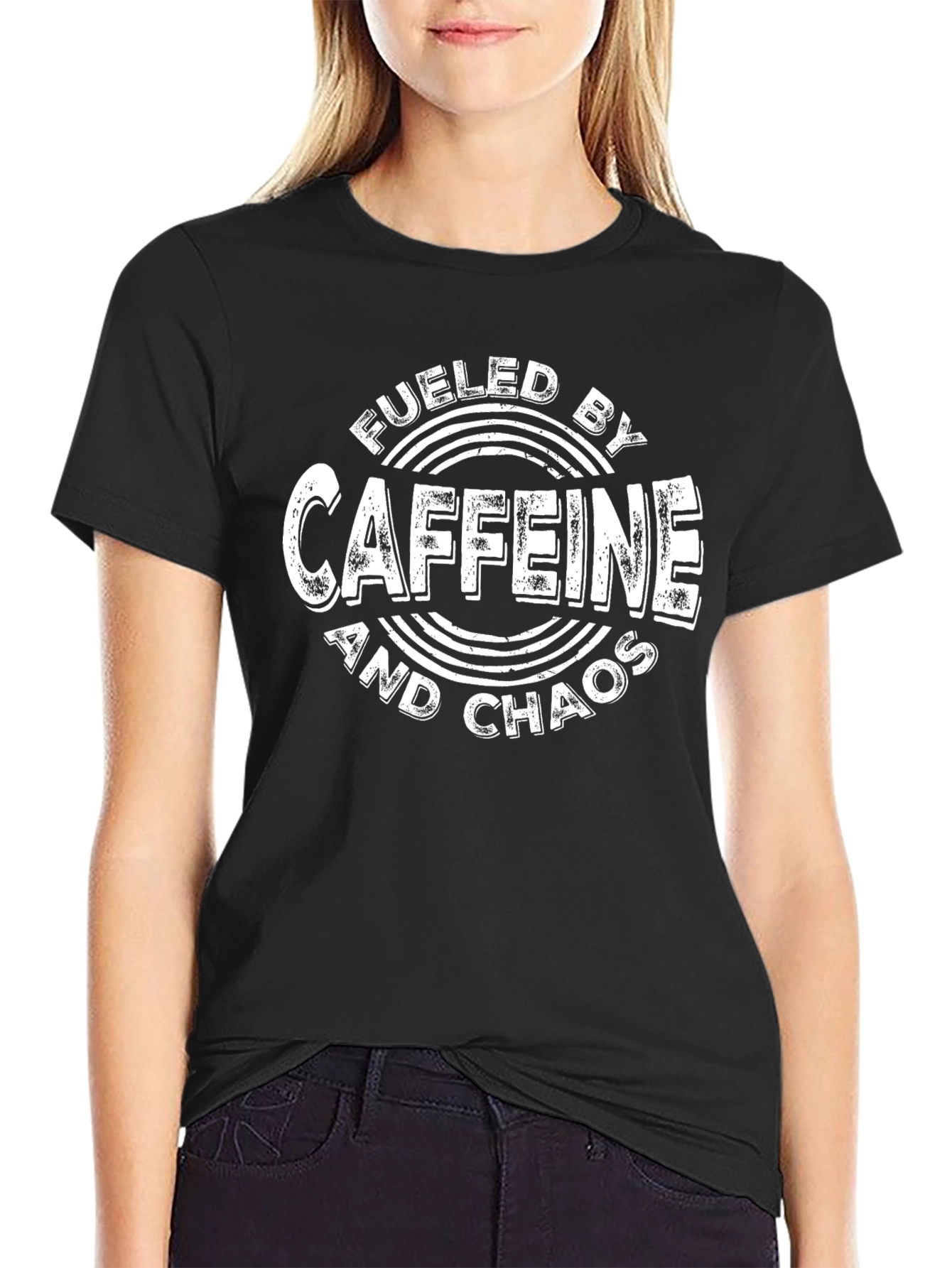 Fueled by Caffeine & Chaos Graphic Tee
