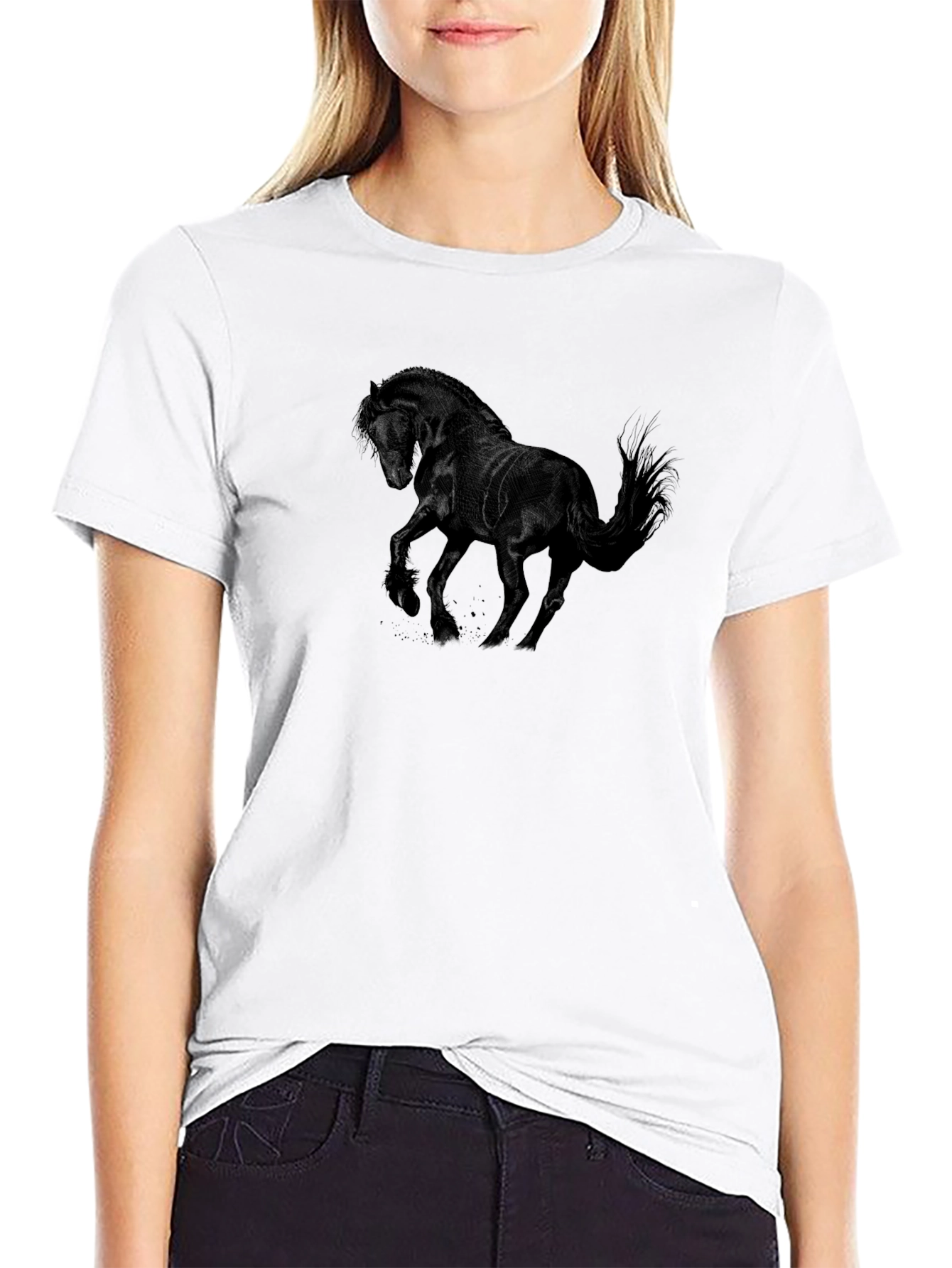 Black Horse Graphic Tee