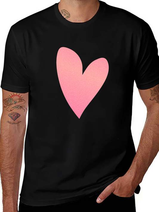 Heart Graphic Tee - Classic Black T-Shirt