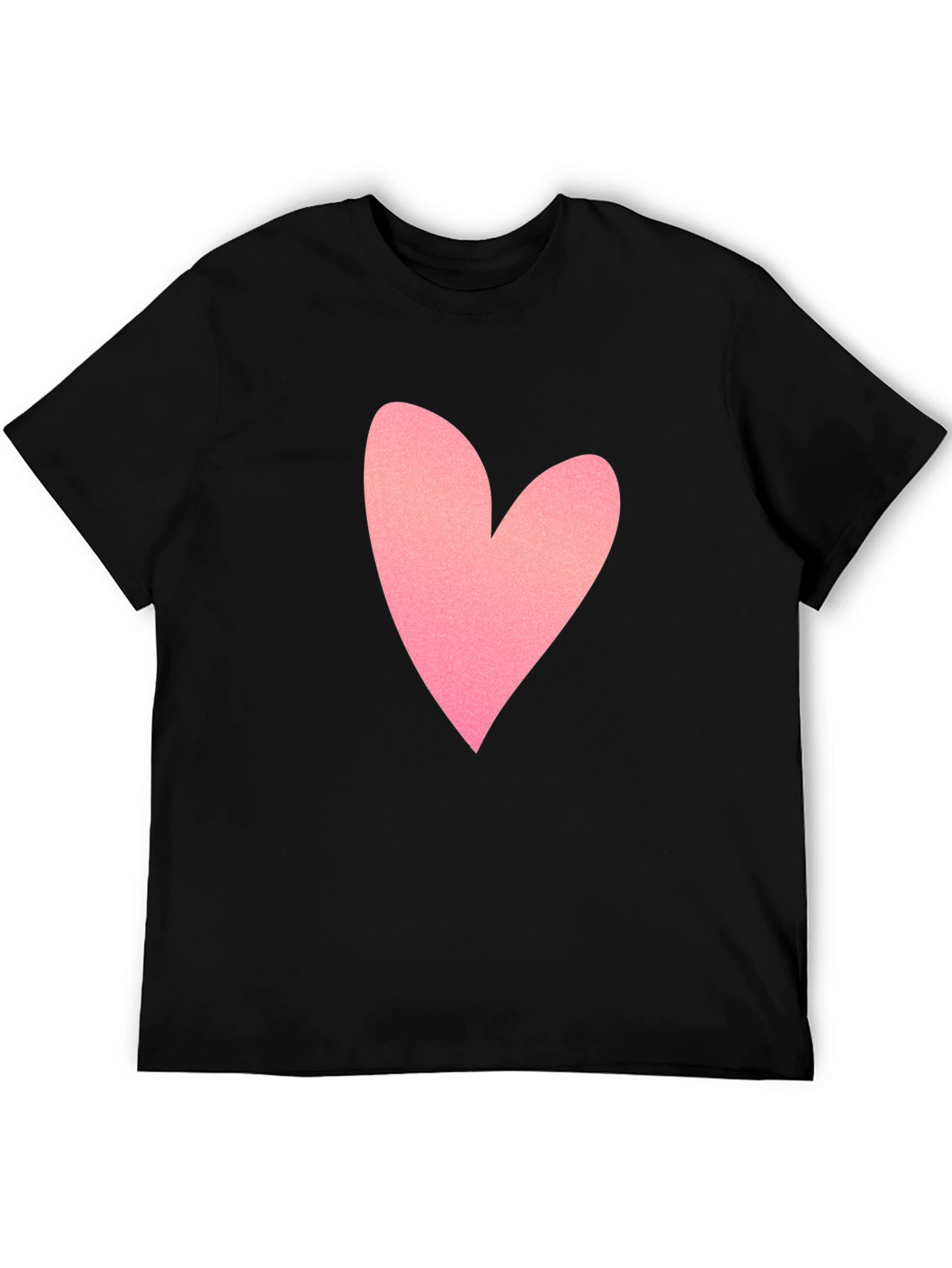 Heart Graphic Tee - Classic Black T-Shirt