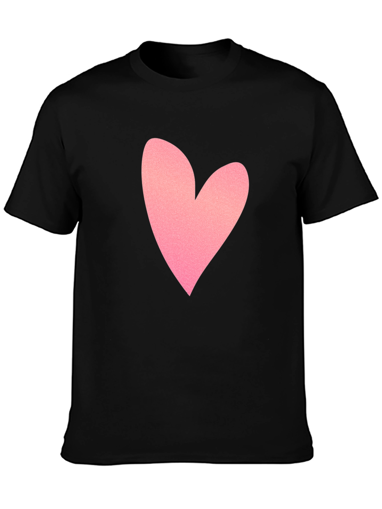 Heart Graphic Tee - Classic Black T-Shirt