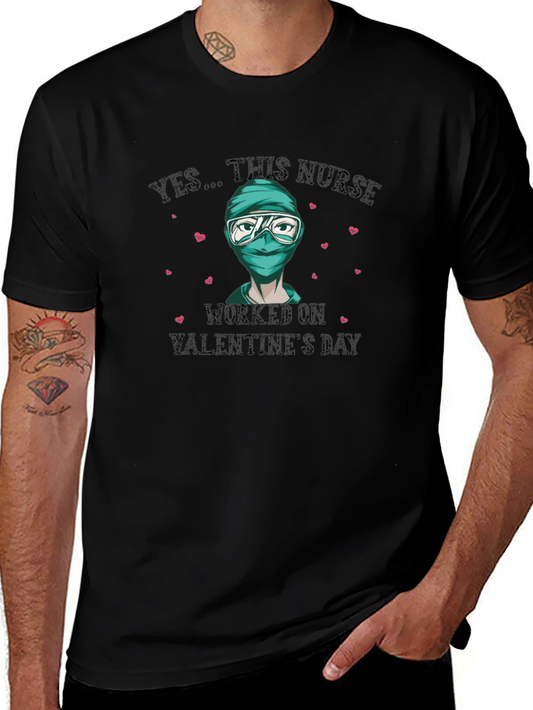 Valentines Day Nurse T-Shirt - Essential Worker Tee