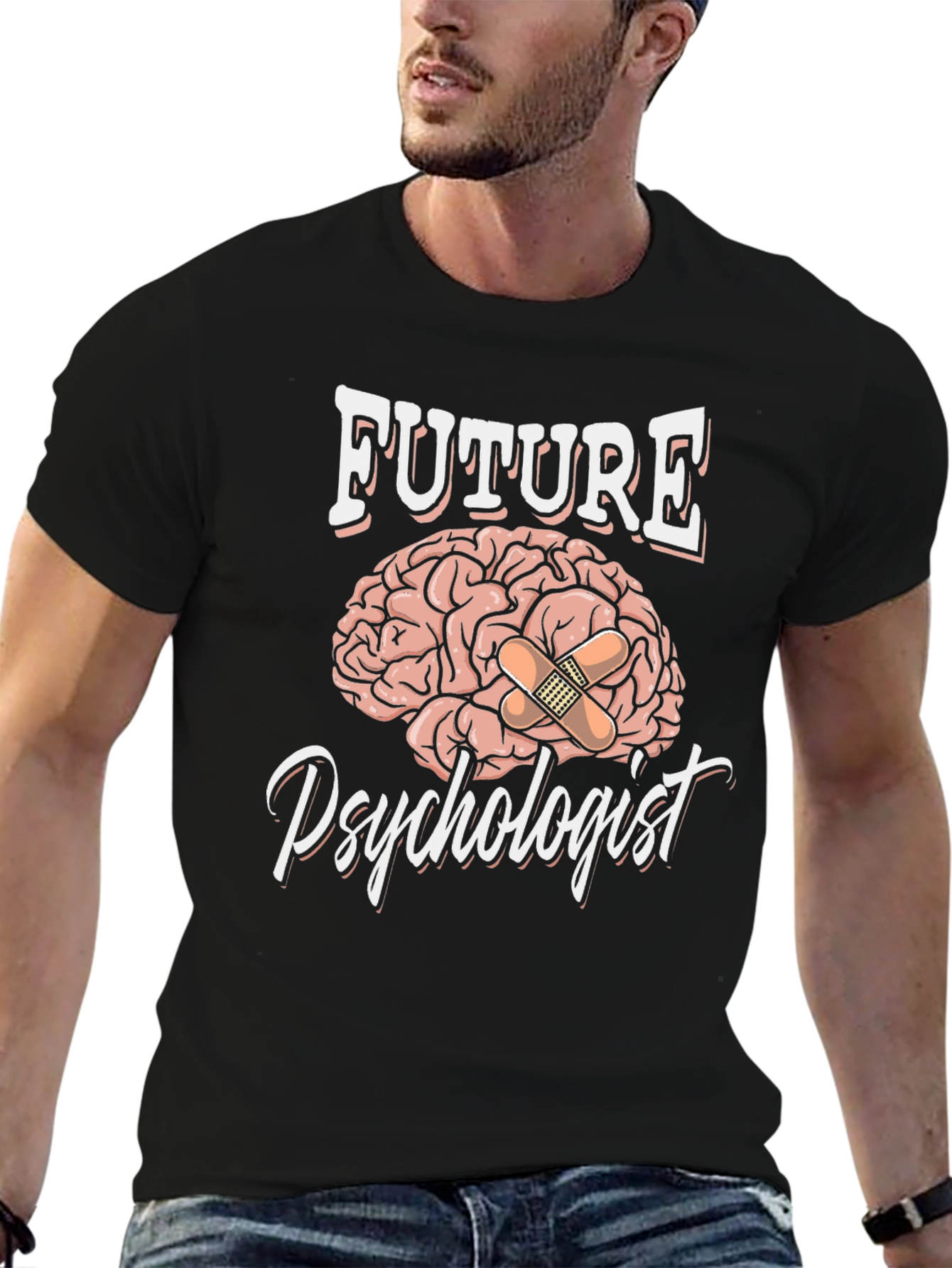 Future Psychologist Brain Graphic Tee