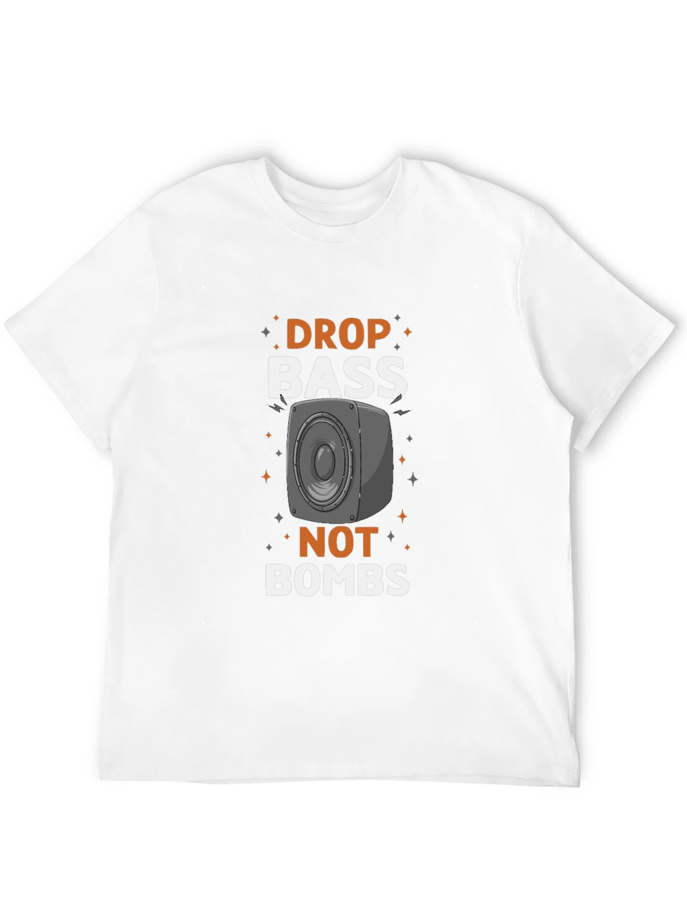 Drop Bass Not Bombs Graphic Tee