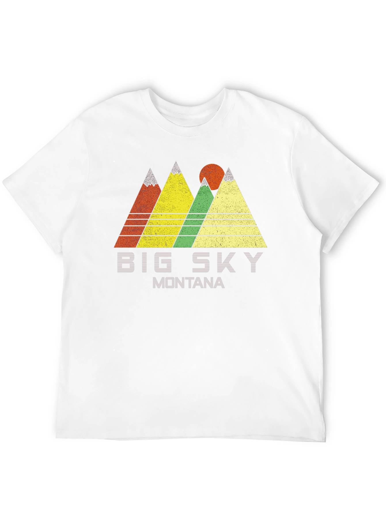 Big Sky Montana Graphic Tee Retro Mountain T-Shirt