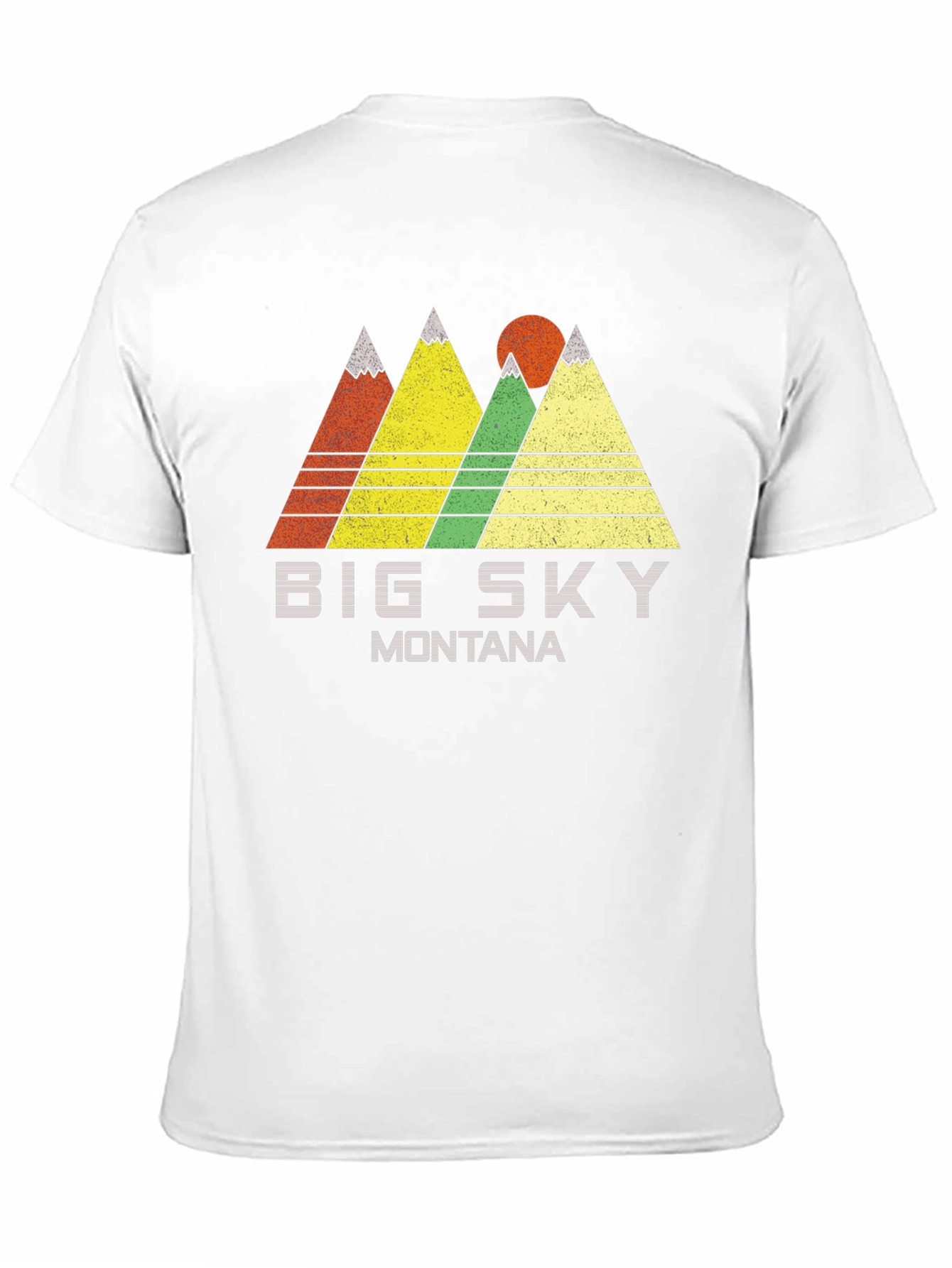 Big Sky Montana Graphic Tee Retro Mountain T-Shirt