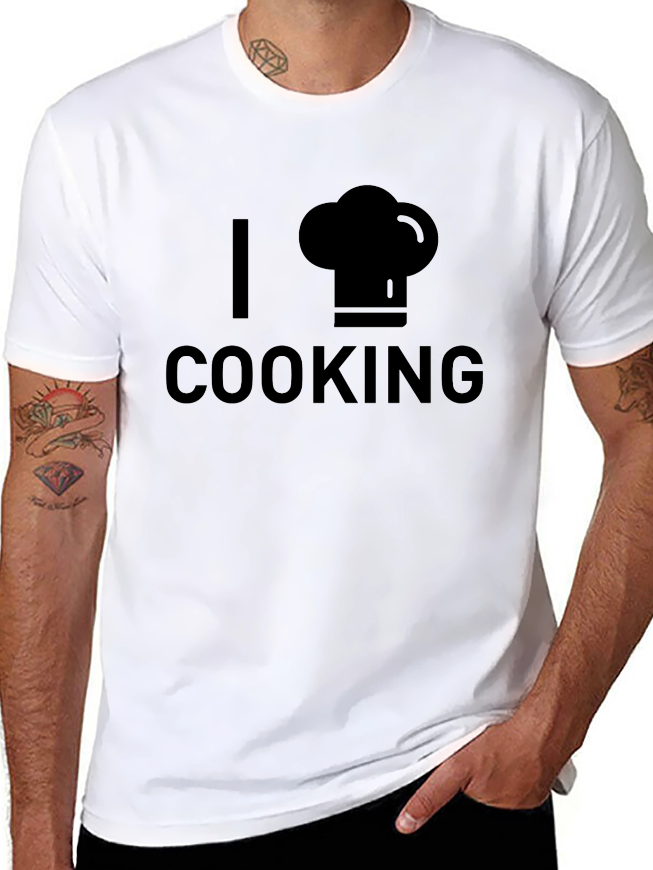 I Love Cooking Chef Hat T-Shirt