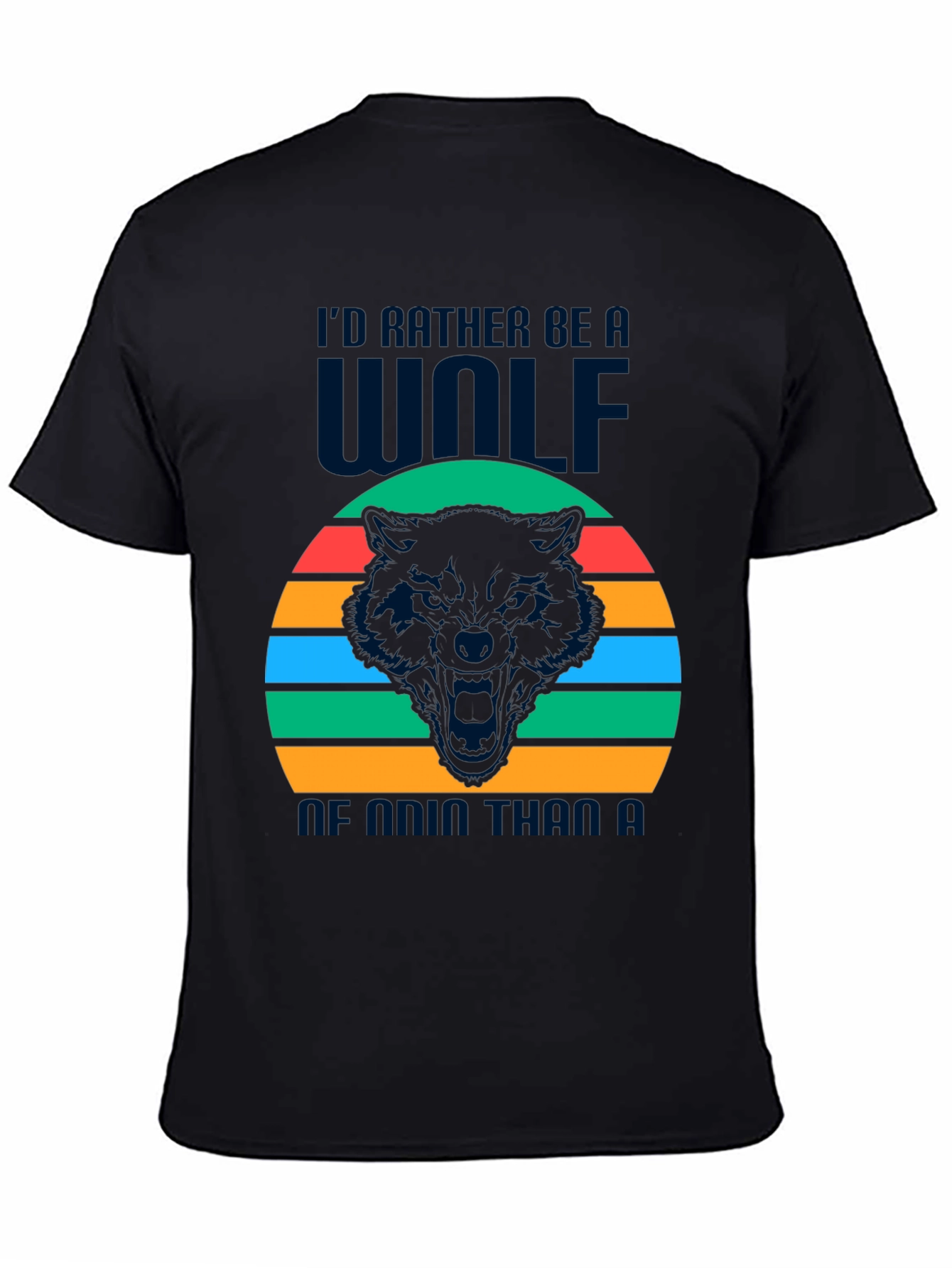Wolf Graphic Tee - Id Rather Be a Wolf