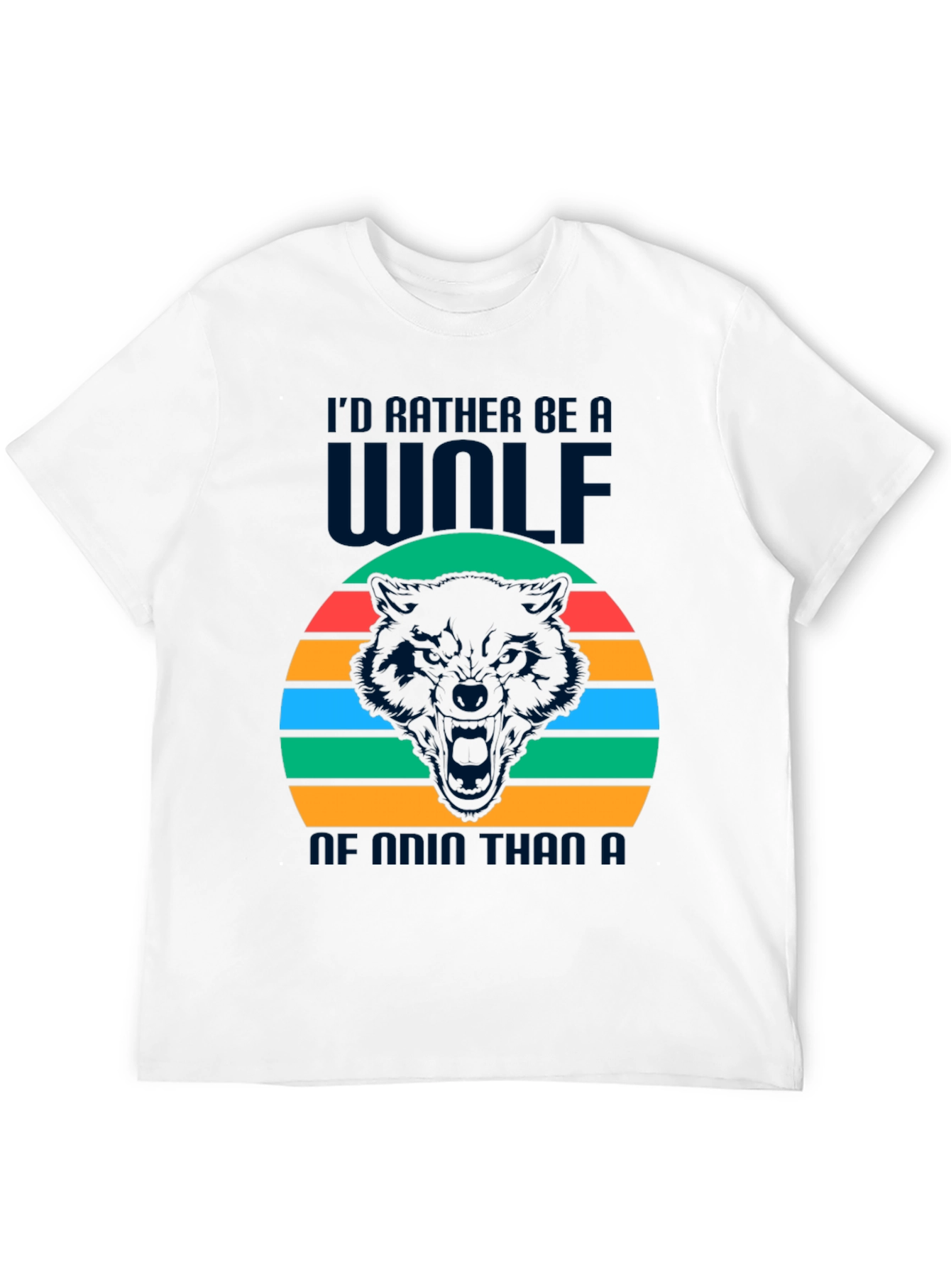 Wolf Graphic Tee - Id Rather Be a Wolf