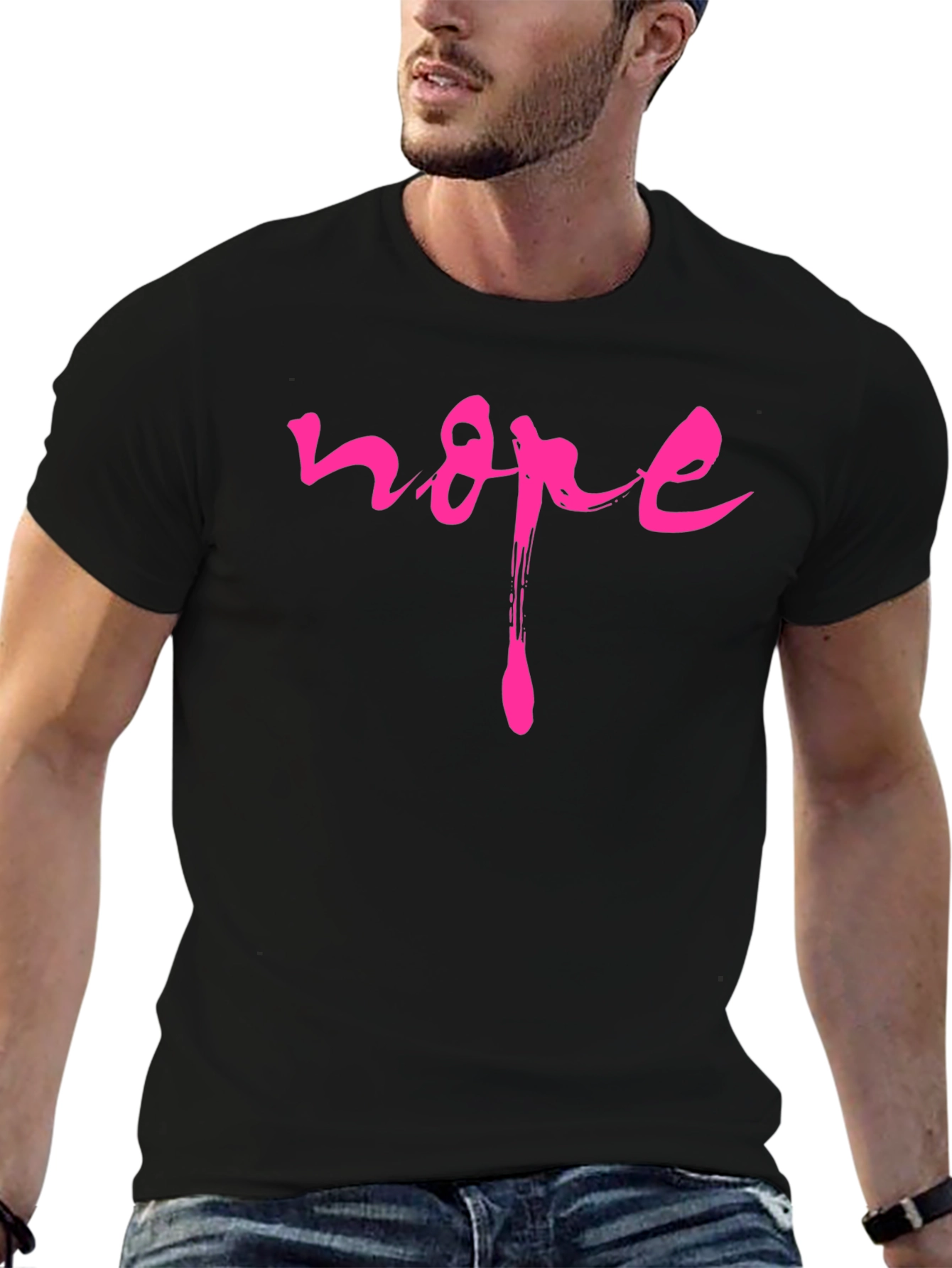 Nope Graphic Tee - Brushstroke Design