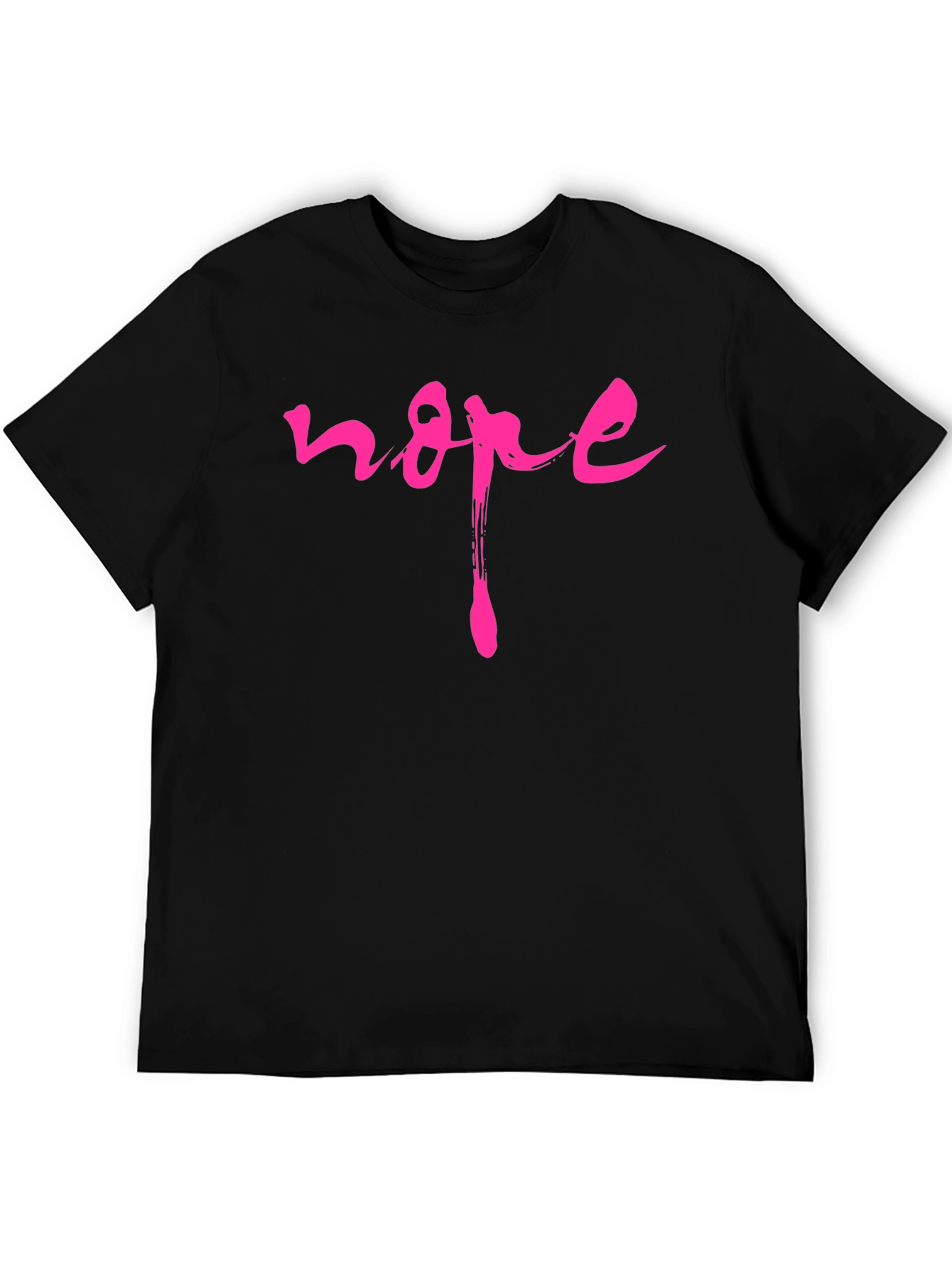 Nope Graphic Tee - Brushstroke Design