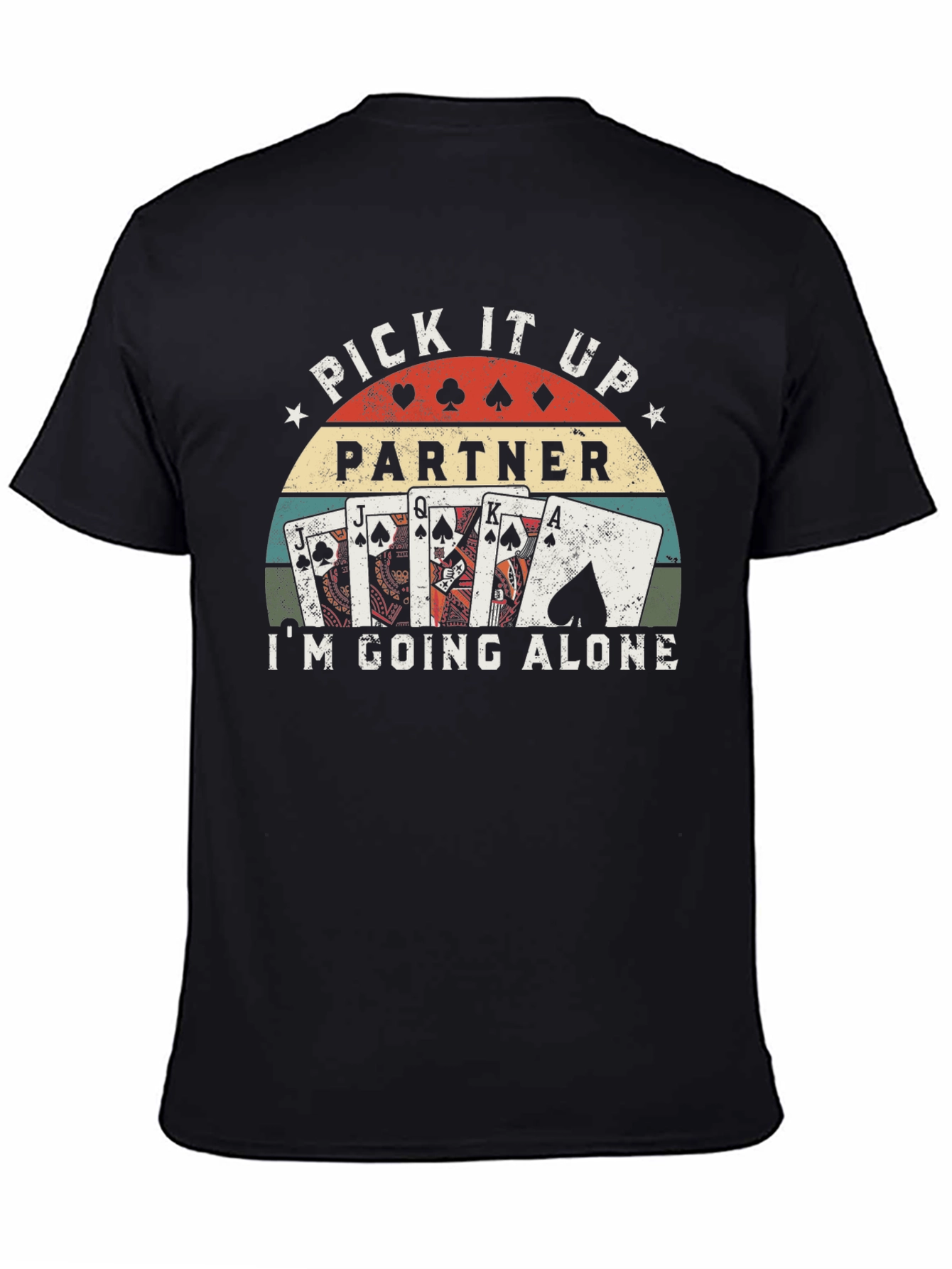 Pick It Up Partner Euchre Card Game T-Shirt