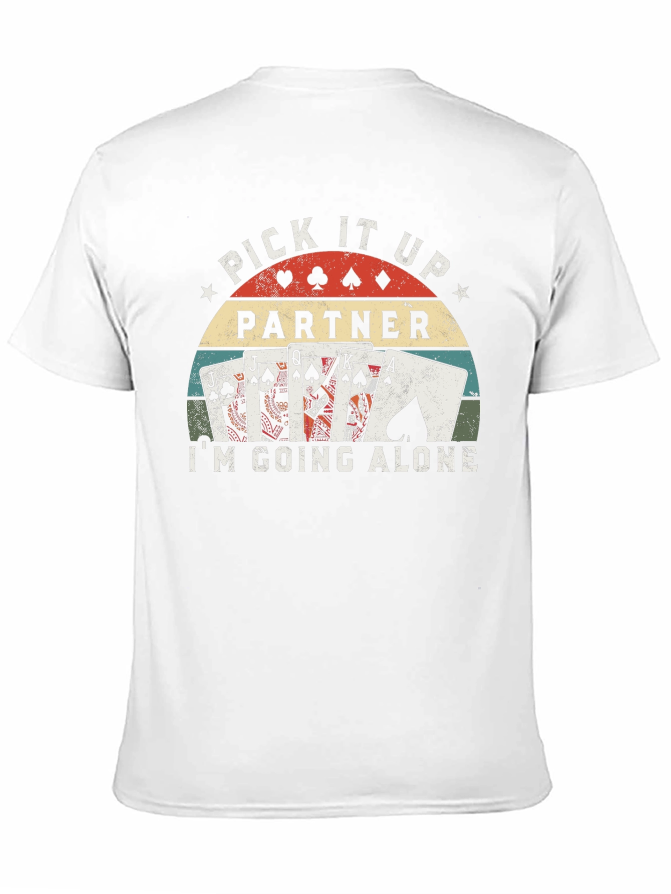 Pick It Up Partner Euchre Card Game T-Shirt
