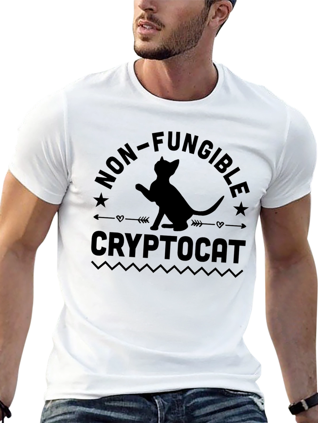 Non-Fungible Crypto Cat T-Shirt