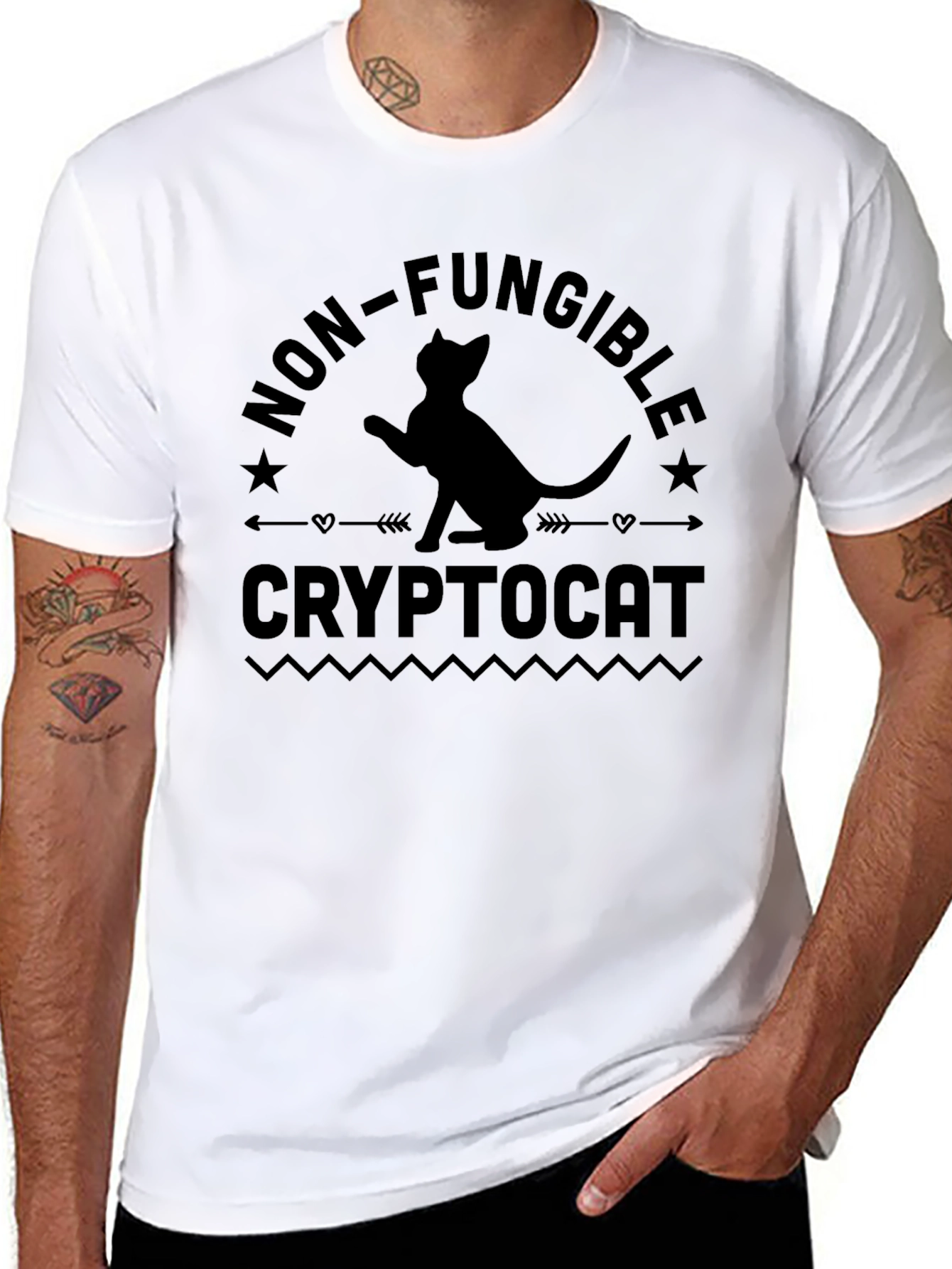 Non-Fungible Crypto Cat T-Shirt