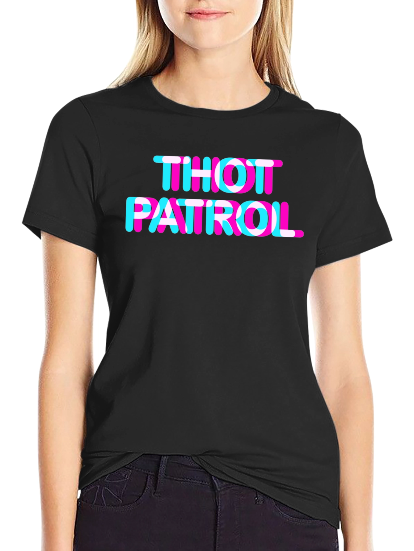 THOT PATROL Graphic Tee - TikTok Trend Inspired