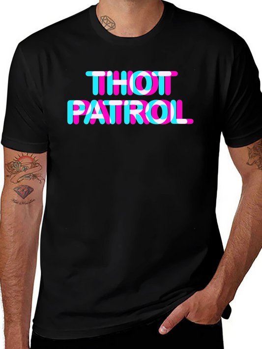 THOT PATROL Graphic Tee - TikTok Trend Inspired