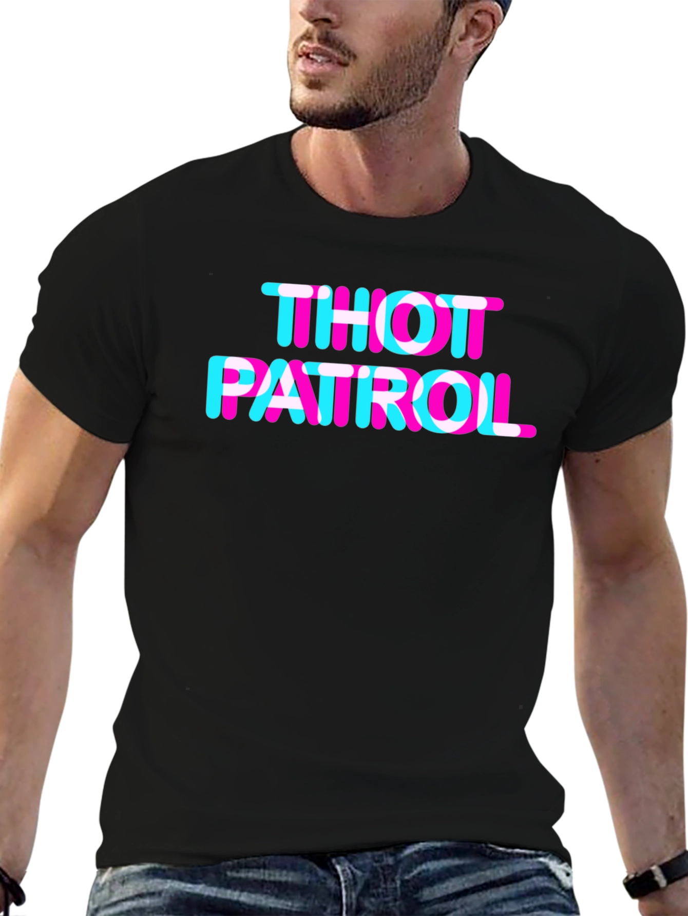 THOT PATROL Graphic Tee - TikTok Trend Inspired