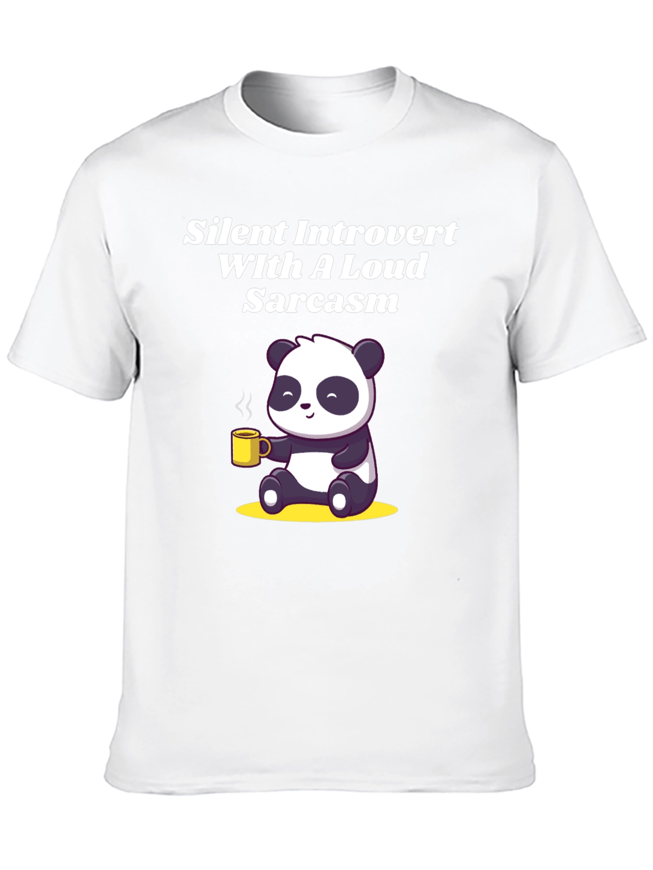 Introvert Panda Graphic Tee - Sarcastic Humor T-Shirt