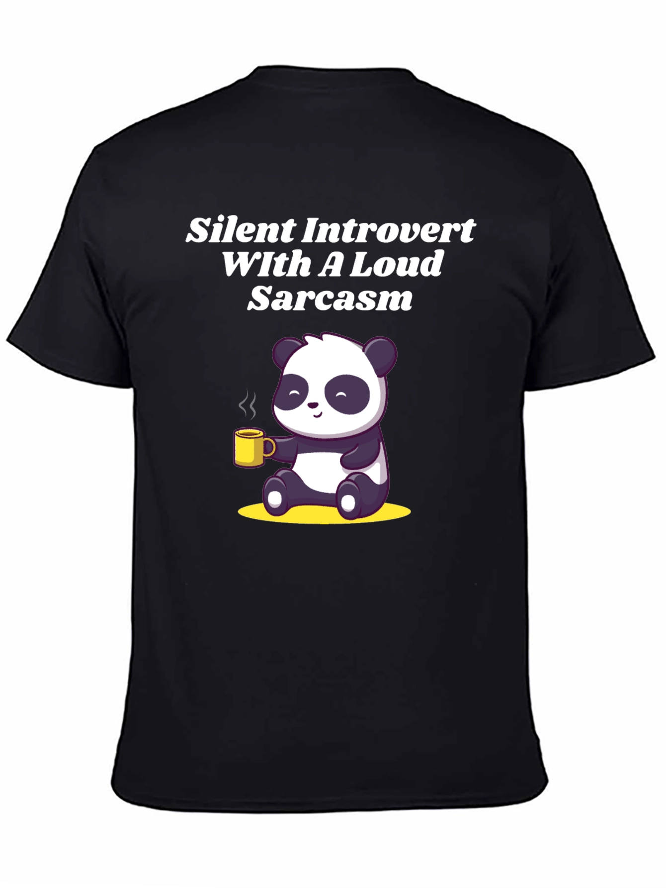 Introvert Panda Graphic Tee - Sarcastic Humor T-Shirt