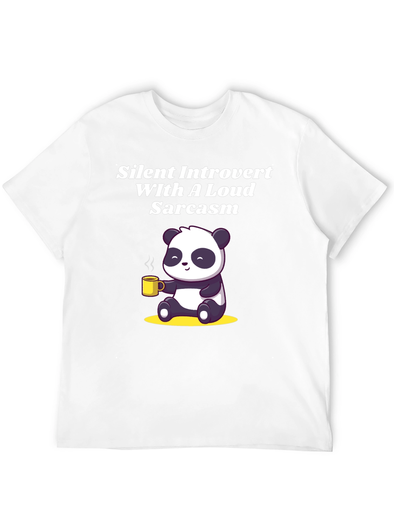 Introvert Panda Graphic Tee - Sarcastic Humor T-Shirt