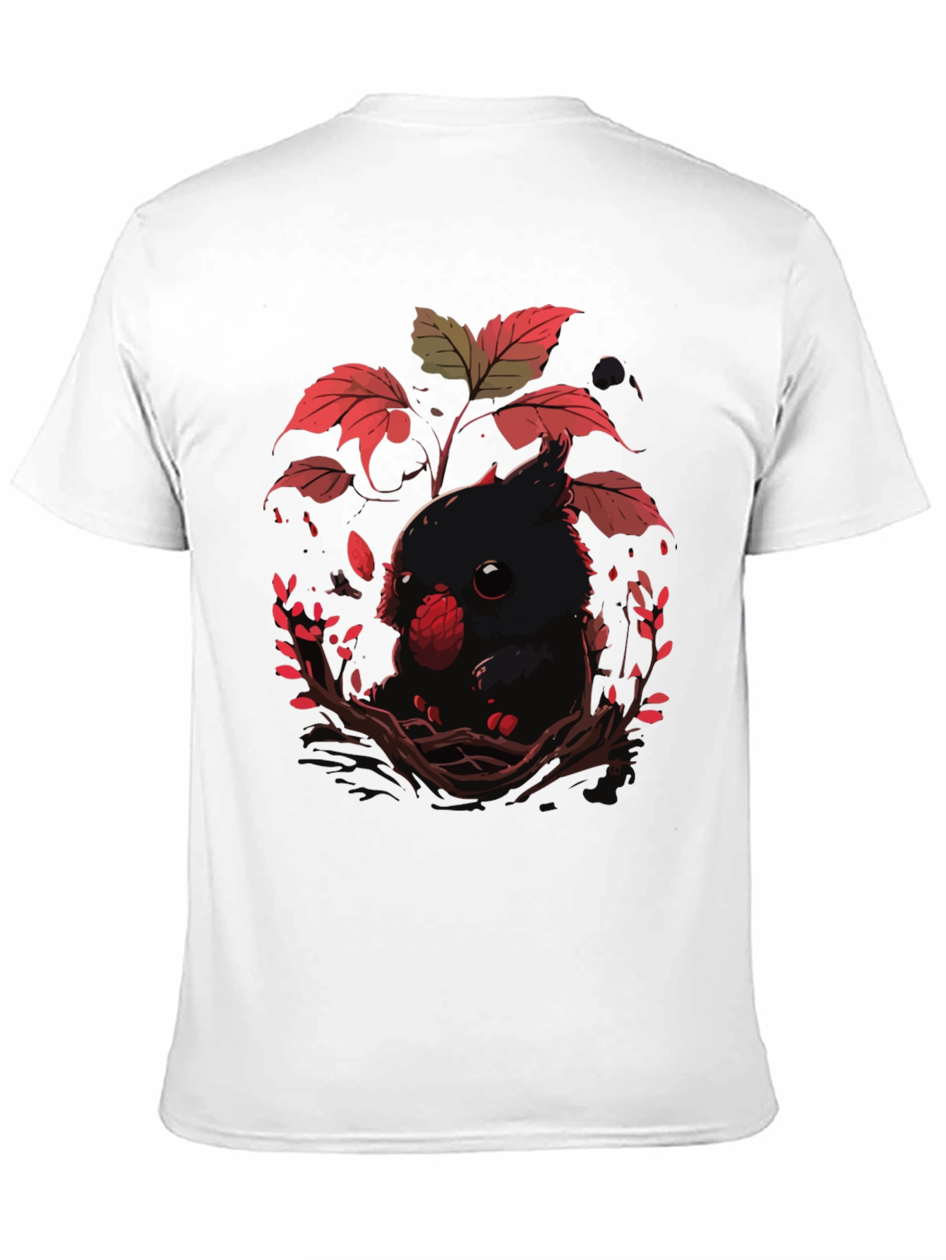 Cute Raven T-Shirt - Dark Academia Style