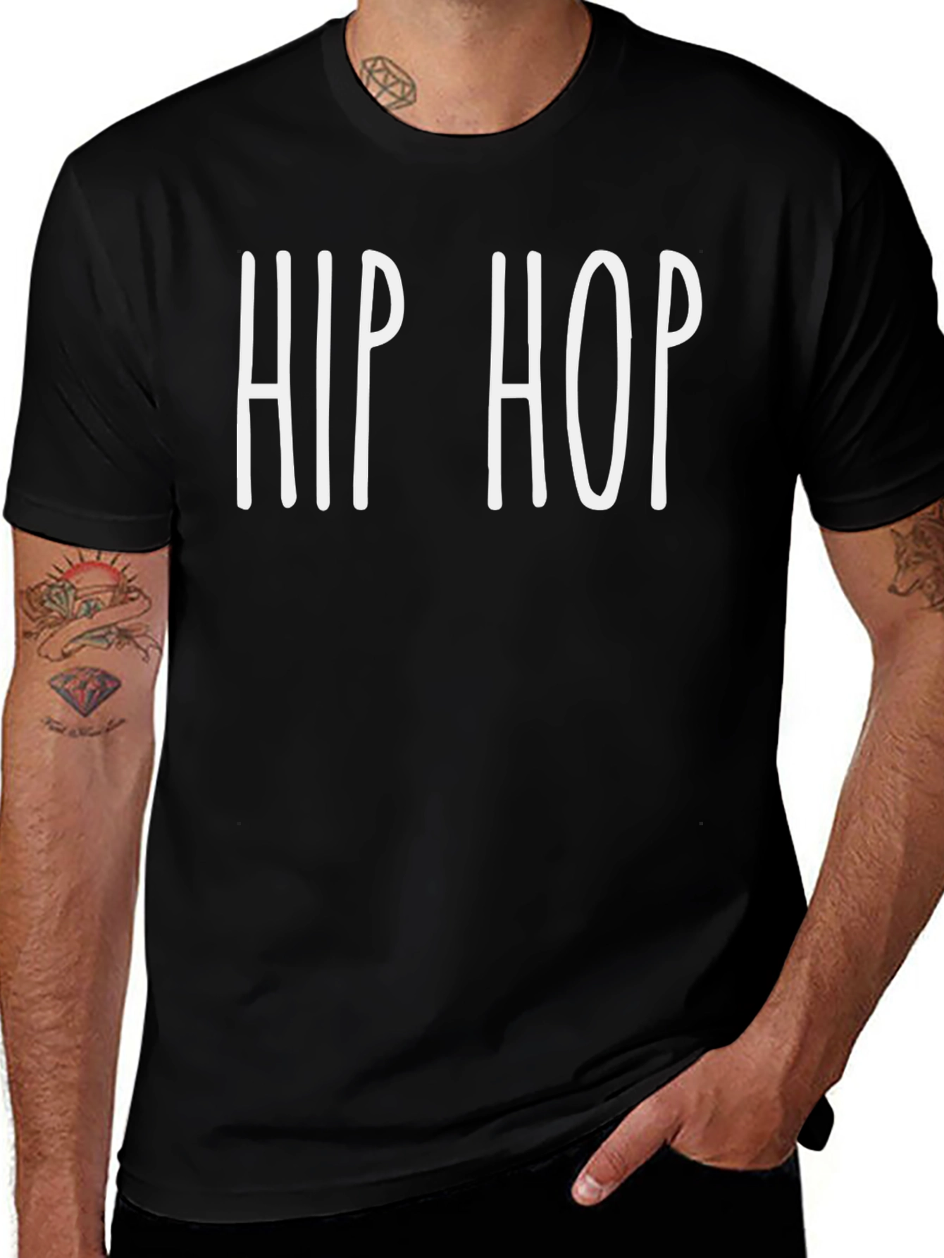 Hip Hop Graphic T-Shirt - Urban Style
