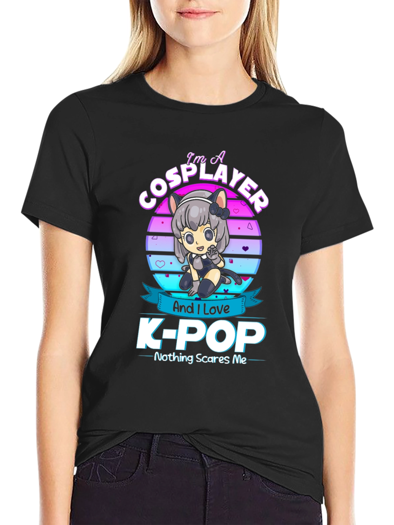 Cosplayer K-POP Fan T-Shirt - Anime Style