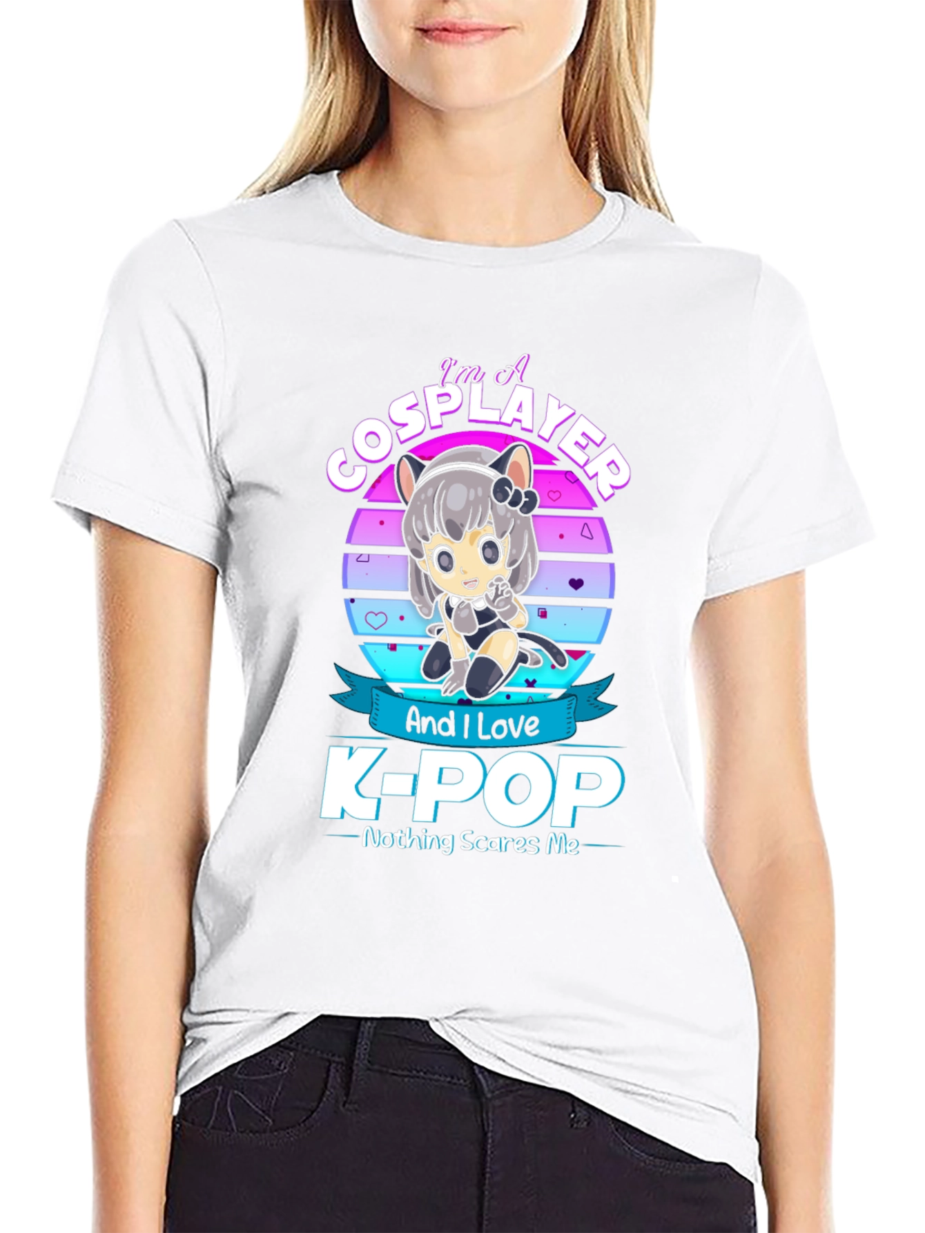 Cosplayer K-POP Fan T-Shirt - Anime Style