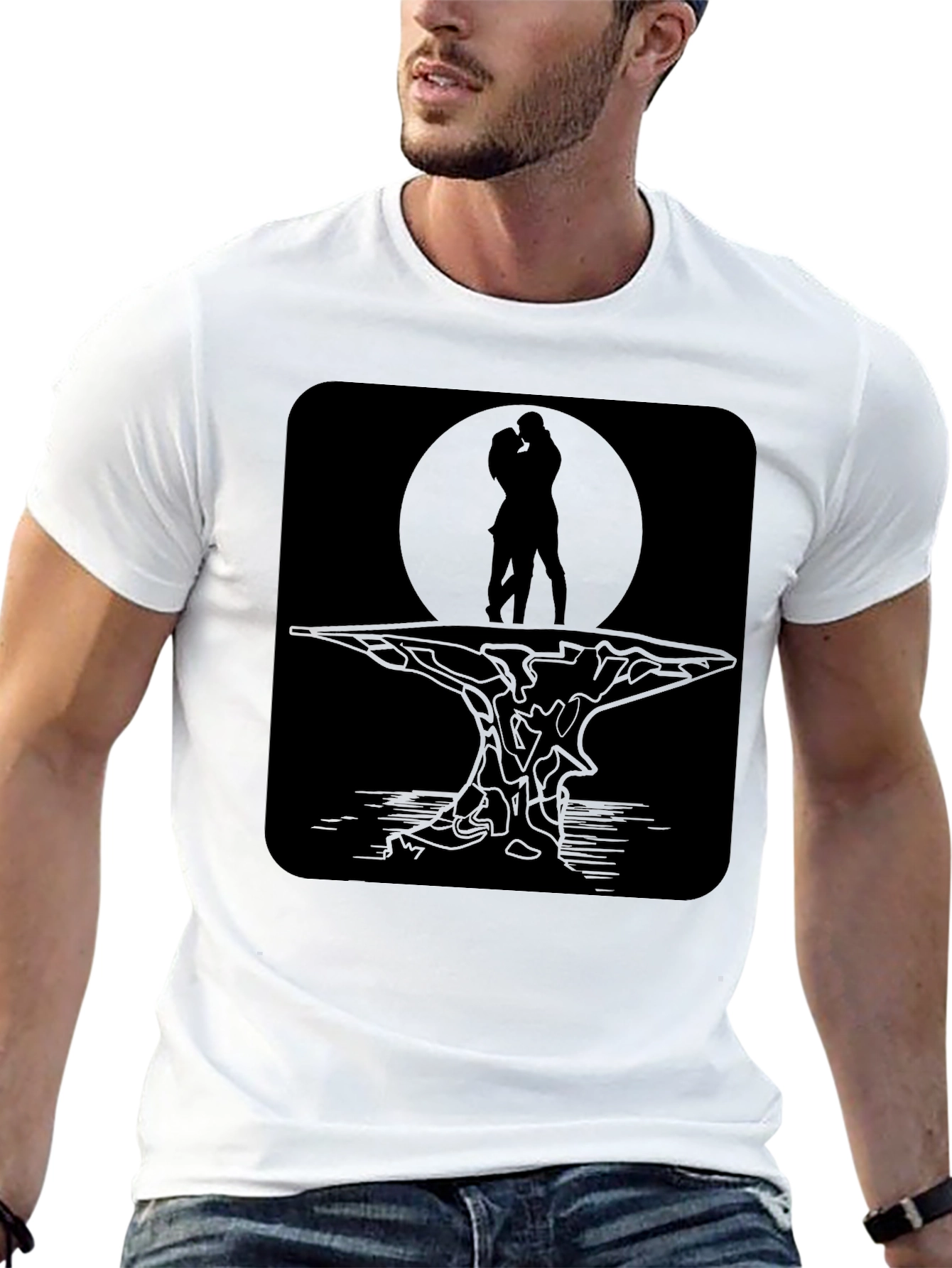 Romantic Silhouette Graphic Tee
