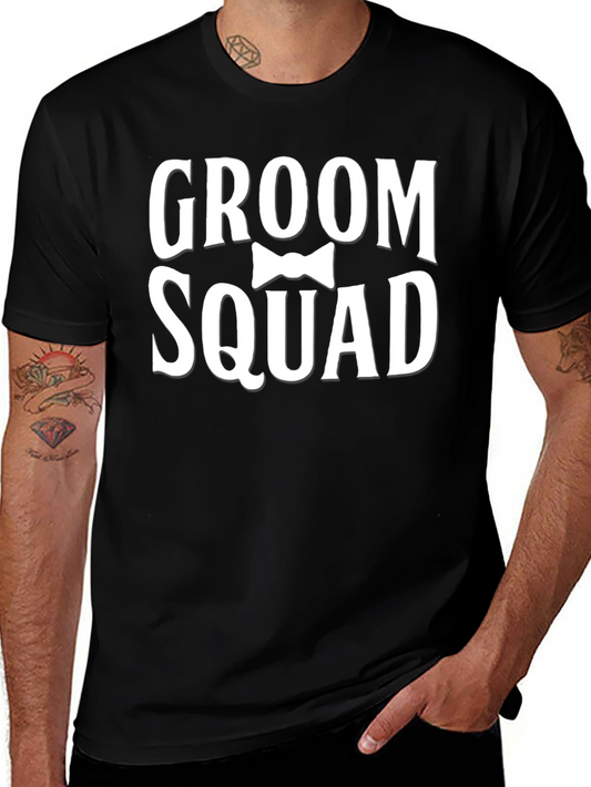 Groom Squad Crew Neck T-Shirt