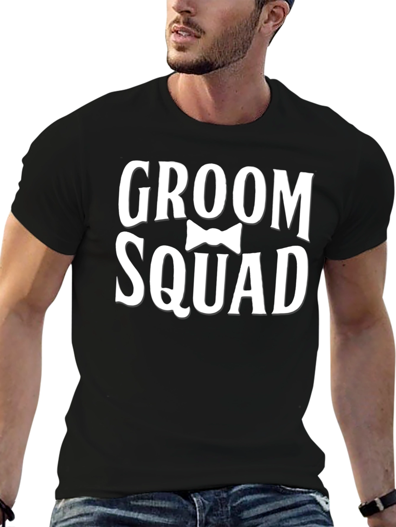 Groom Squad Crew Neck T-Shirt