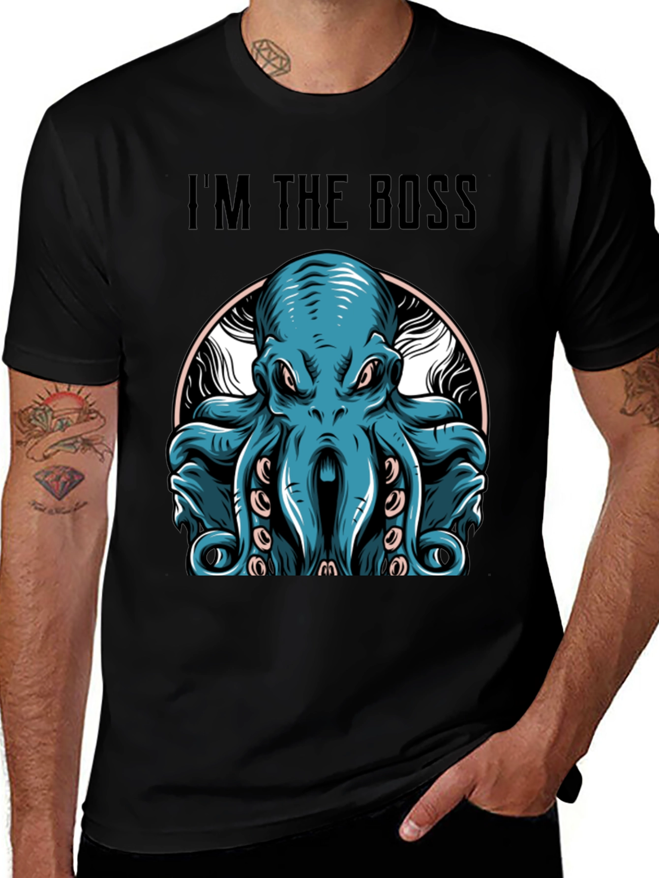 Im The Boss Octopus Graphic Tee