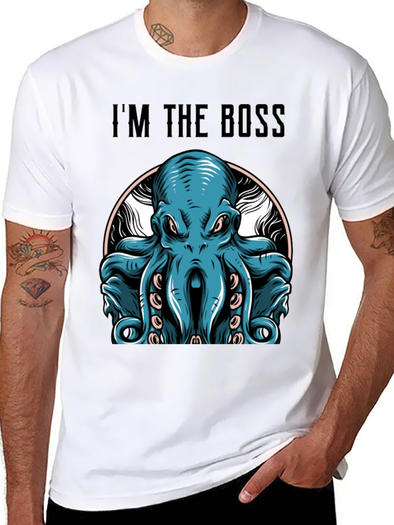 Im The Boss Octopus Graphic Tee