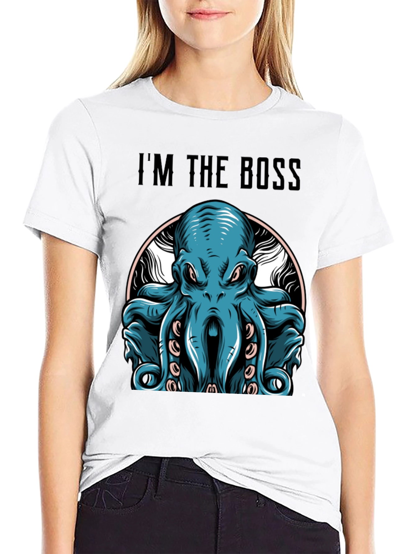 Im The Boss Octopus Graphic Tee